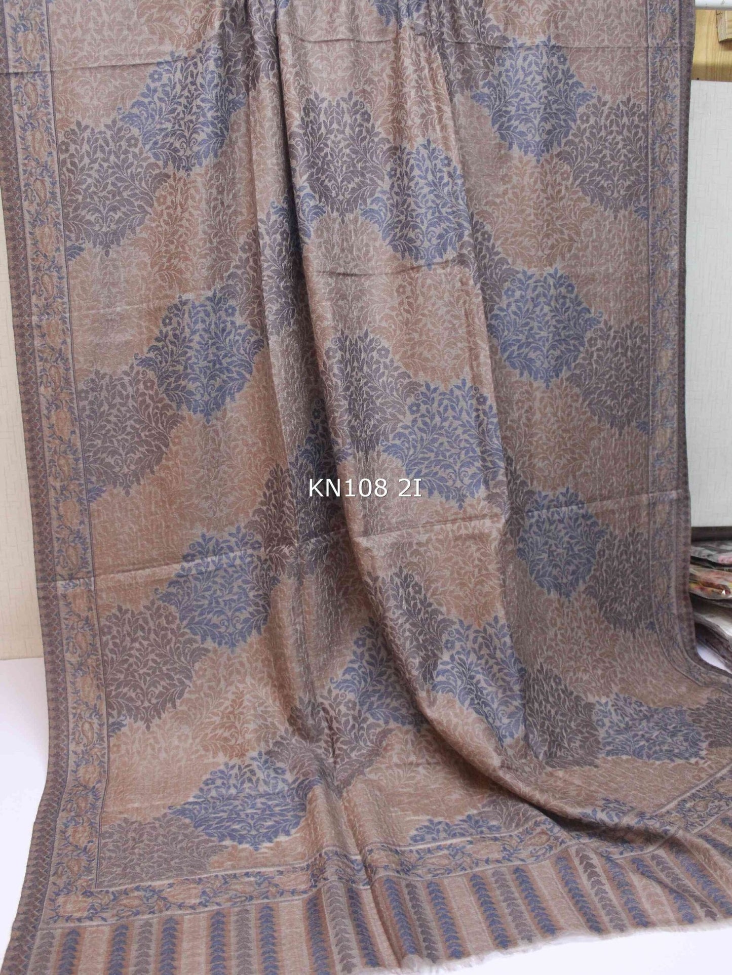 Kani Shawl Weaved Jamawar Toosh Shawl Made in Kashmir Full Size Shawl Perfect Gift