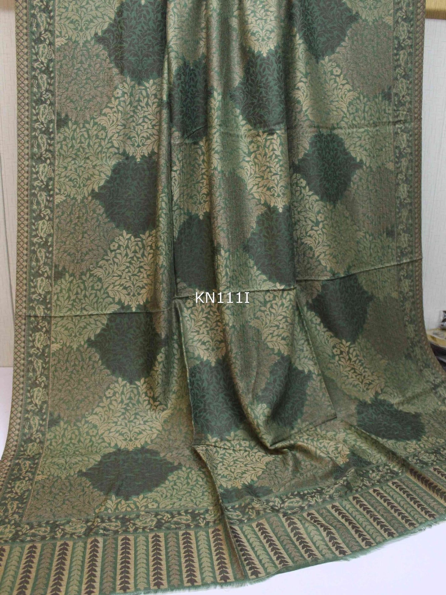 Kani Shawl Weaved Jamawar Toosh Shawl Made in Kashmir Full Size Shawl Perfect Gift