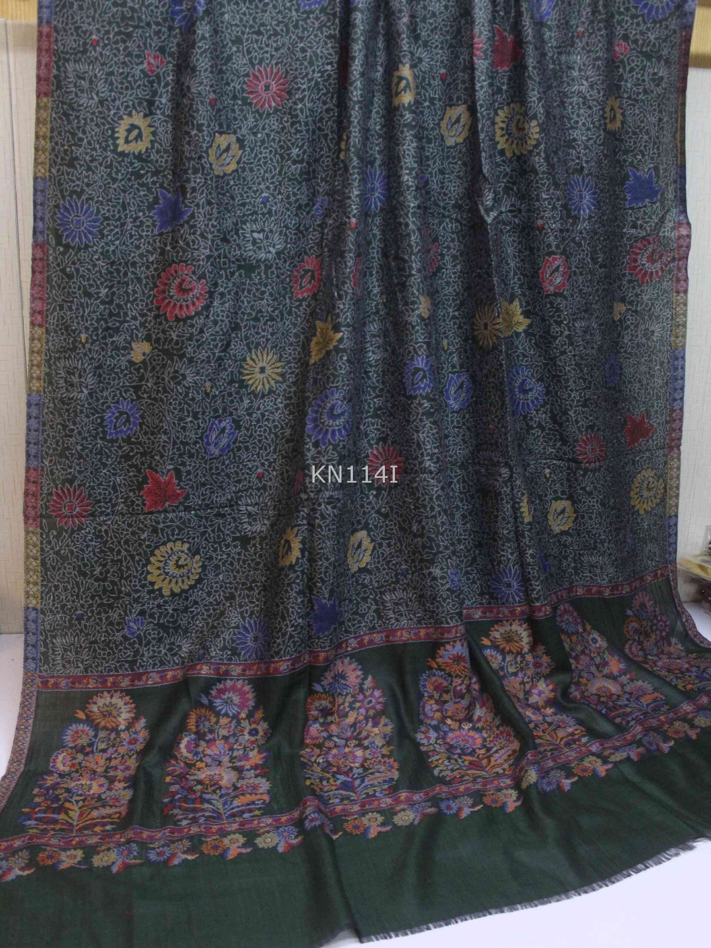 Kani Shawl Weaved Jamawar Toosh Shawl Made in Kashmir Full Size Shawl Perfect Gift