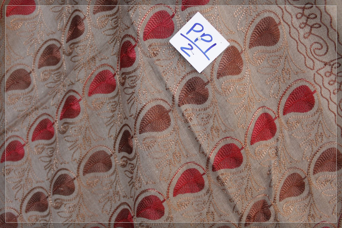 Pashmina Full Embroidered Shawl (PPl/2)