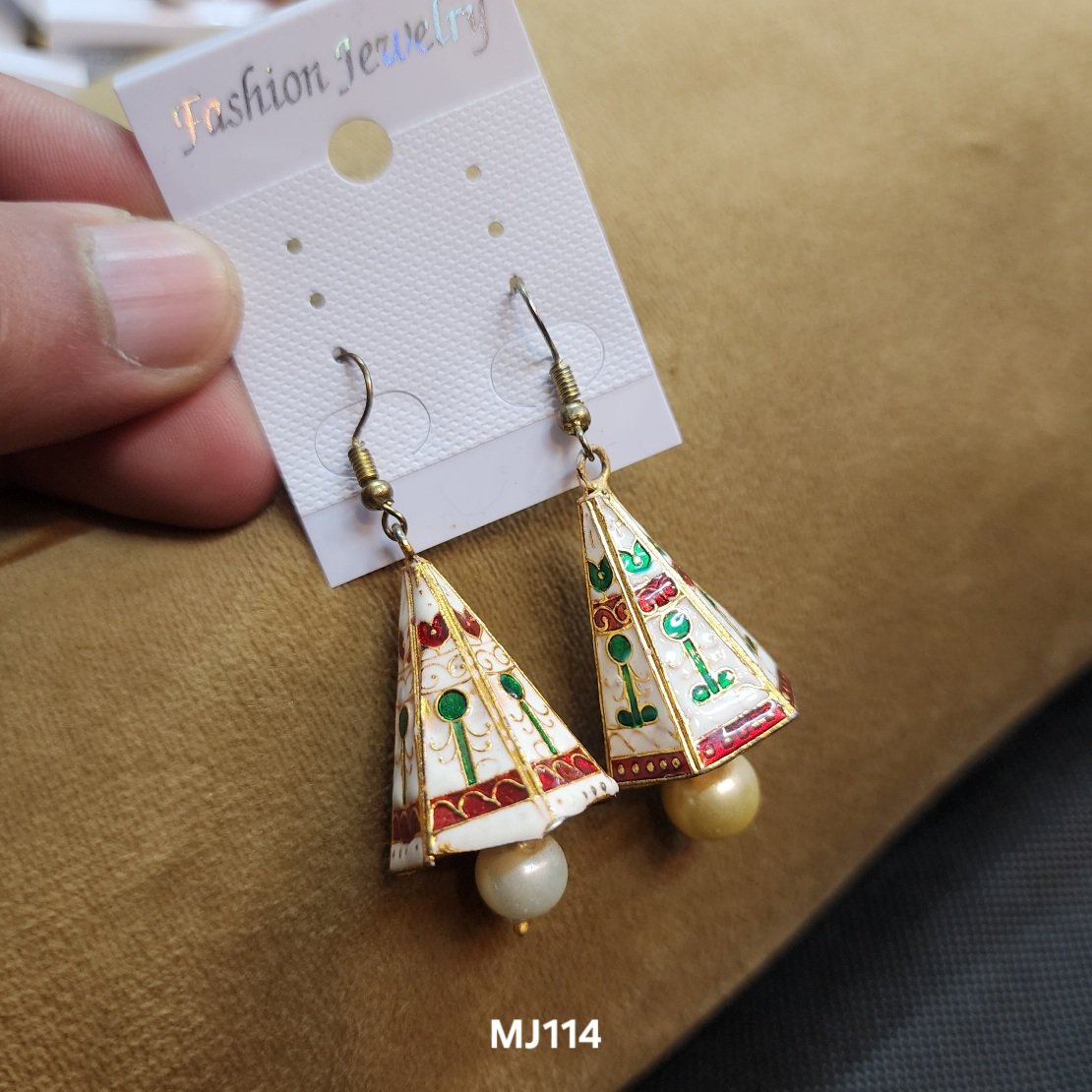 Meenakari Earrings Handmade