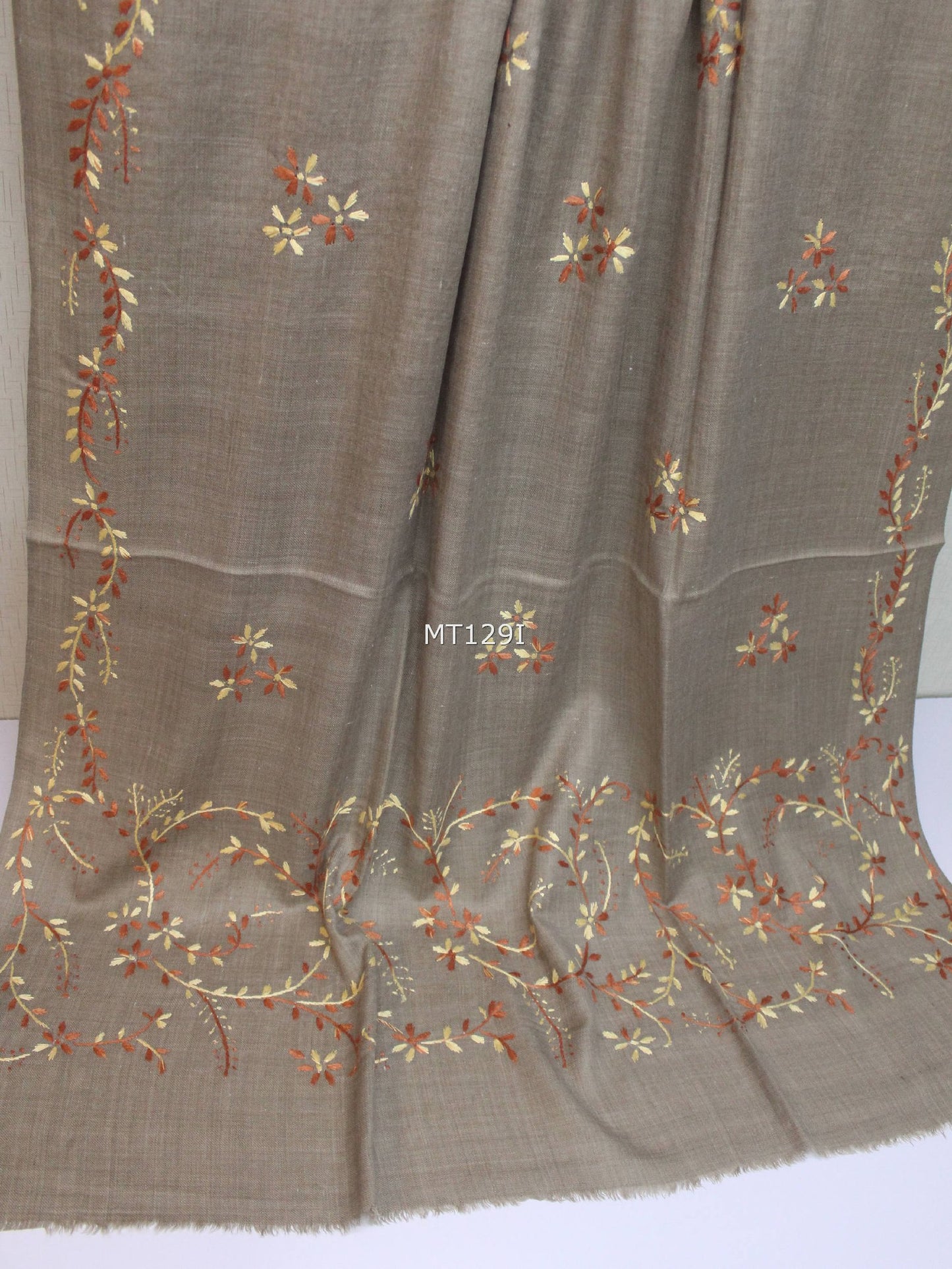 Pashmina Handmade Full Embroidered Shawl Perfect For Gifts