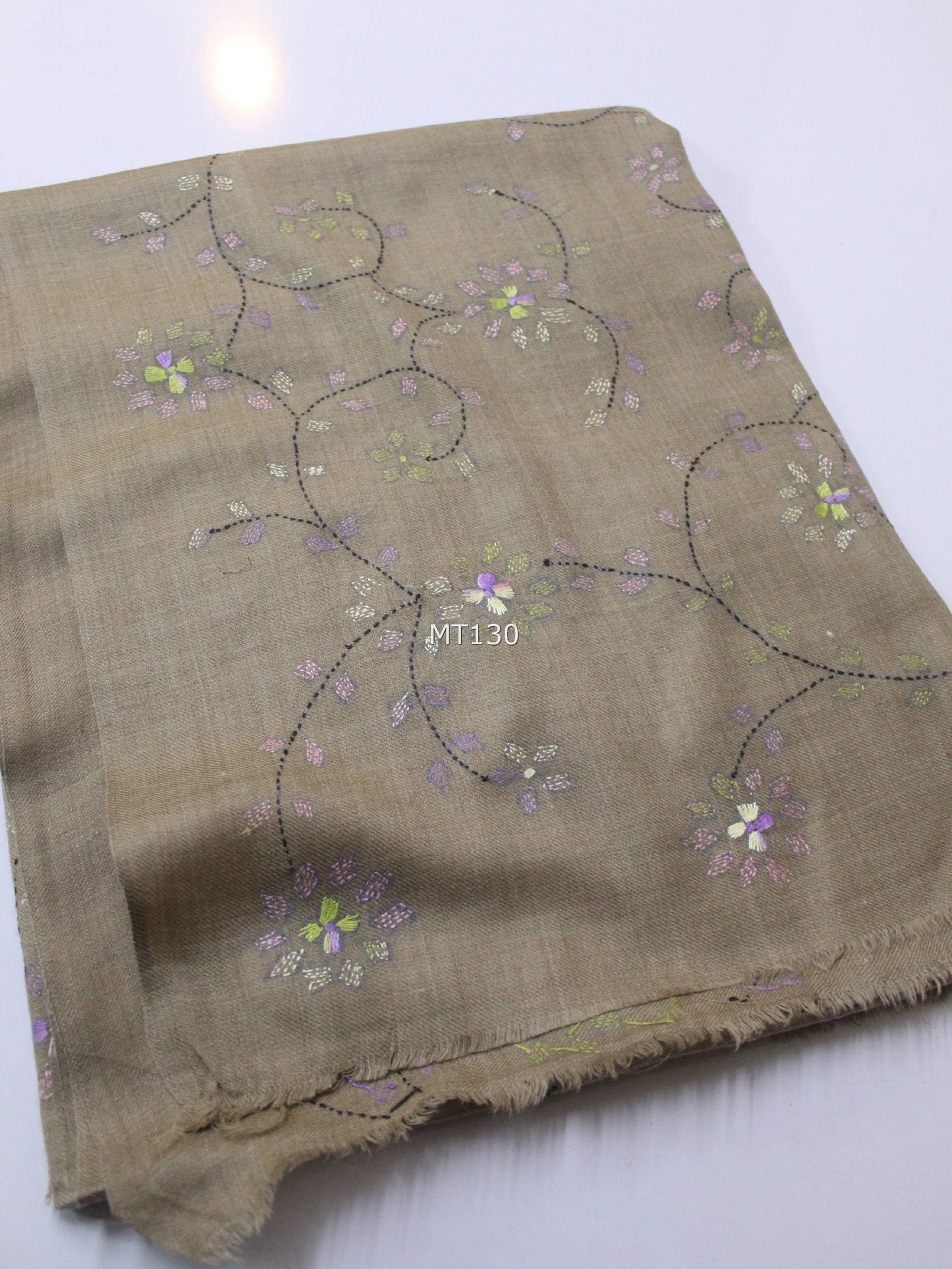 Pashmina Handmade Full Embroidered Shawl Perfect For Gifts
