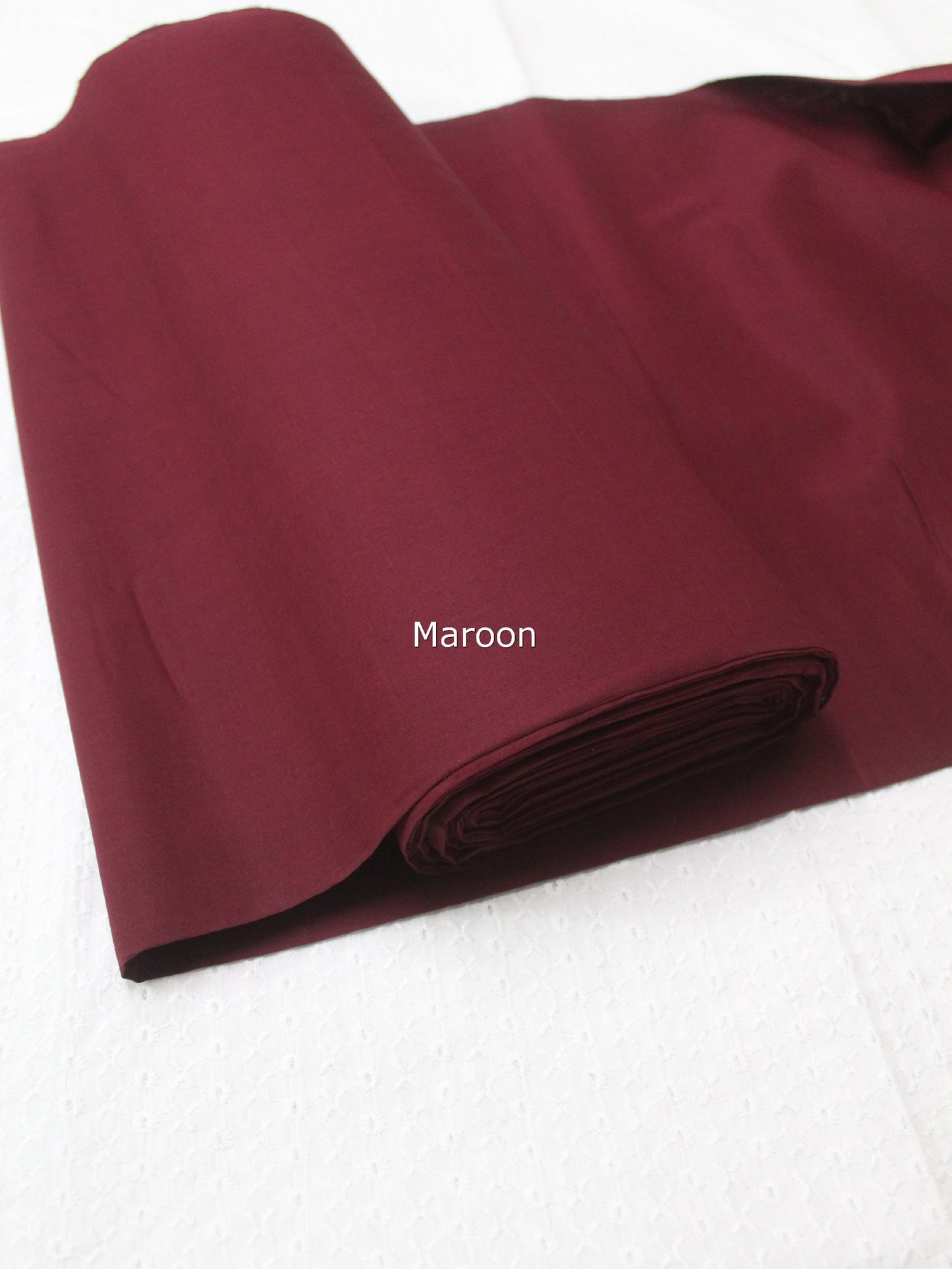 Plain Breeze Cotton 2 PC Suit | 5 Meters | Maroon