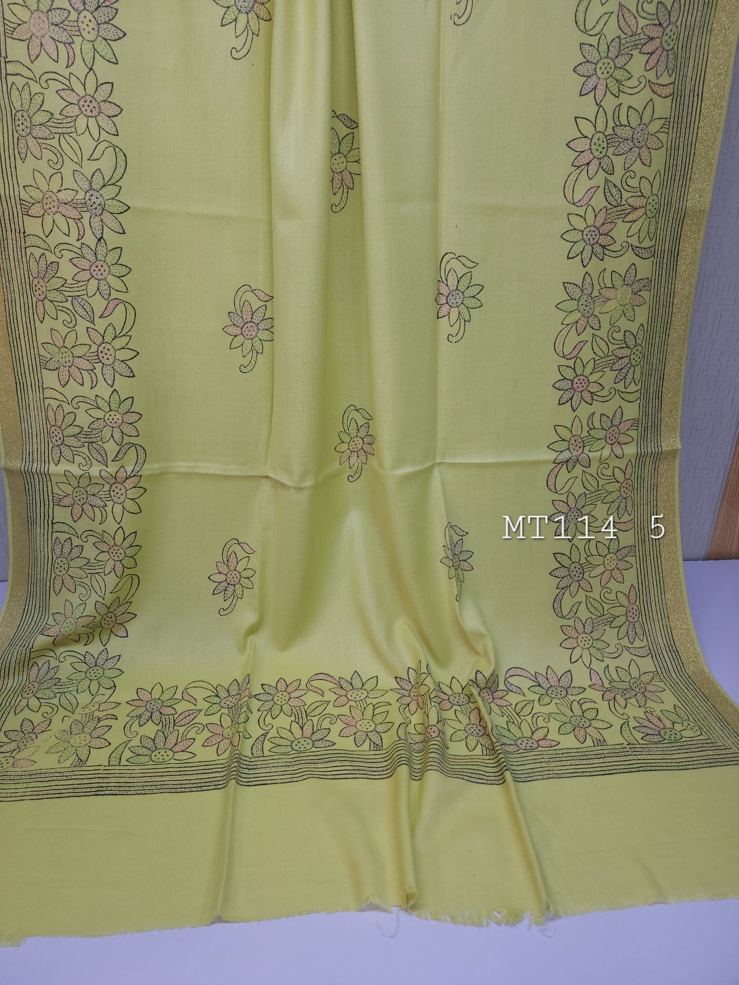 Pashmina Handmade Full Embroidered Shawl Perfect For Gifts