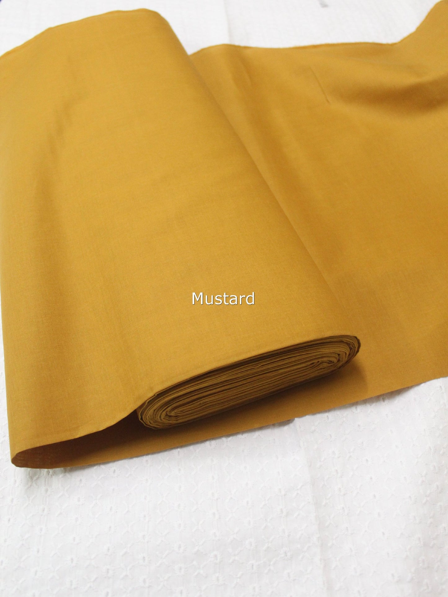 Plain Breeze Cotton 2 PC Suit | 5 Meters | Mustard