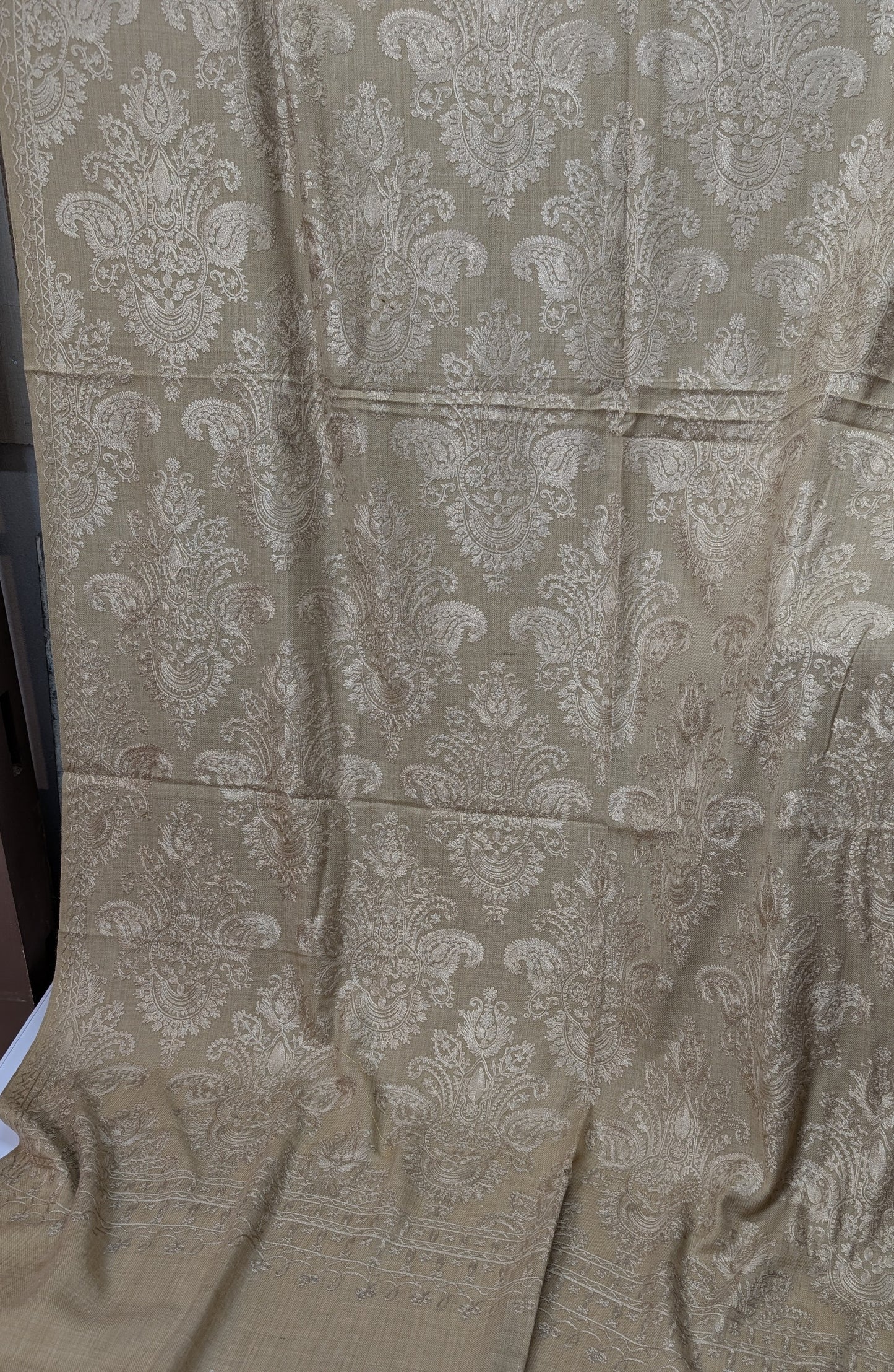 Pashmina Embroidered Shawl | Kashmiri Aar Work Embroidery Perfect Gift in Sale Price skin