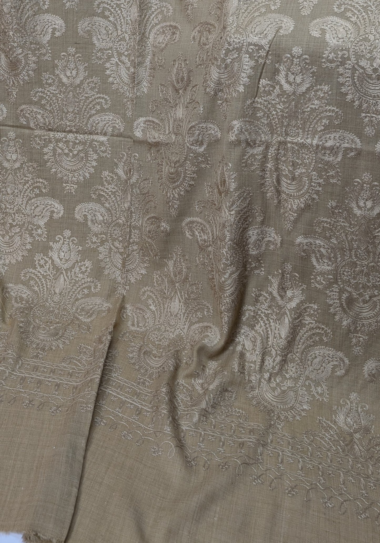Pashmina Embroidered Shawl | Kashmiri Aar Work Embroidery Perfect Gift in Sale Price skin