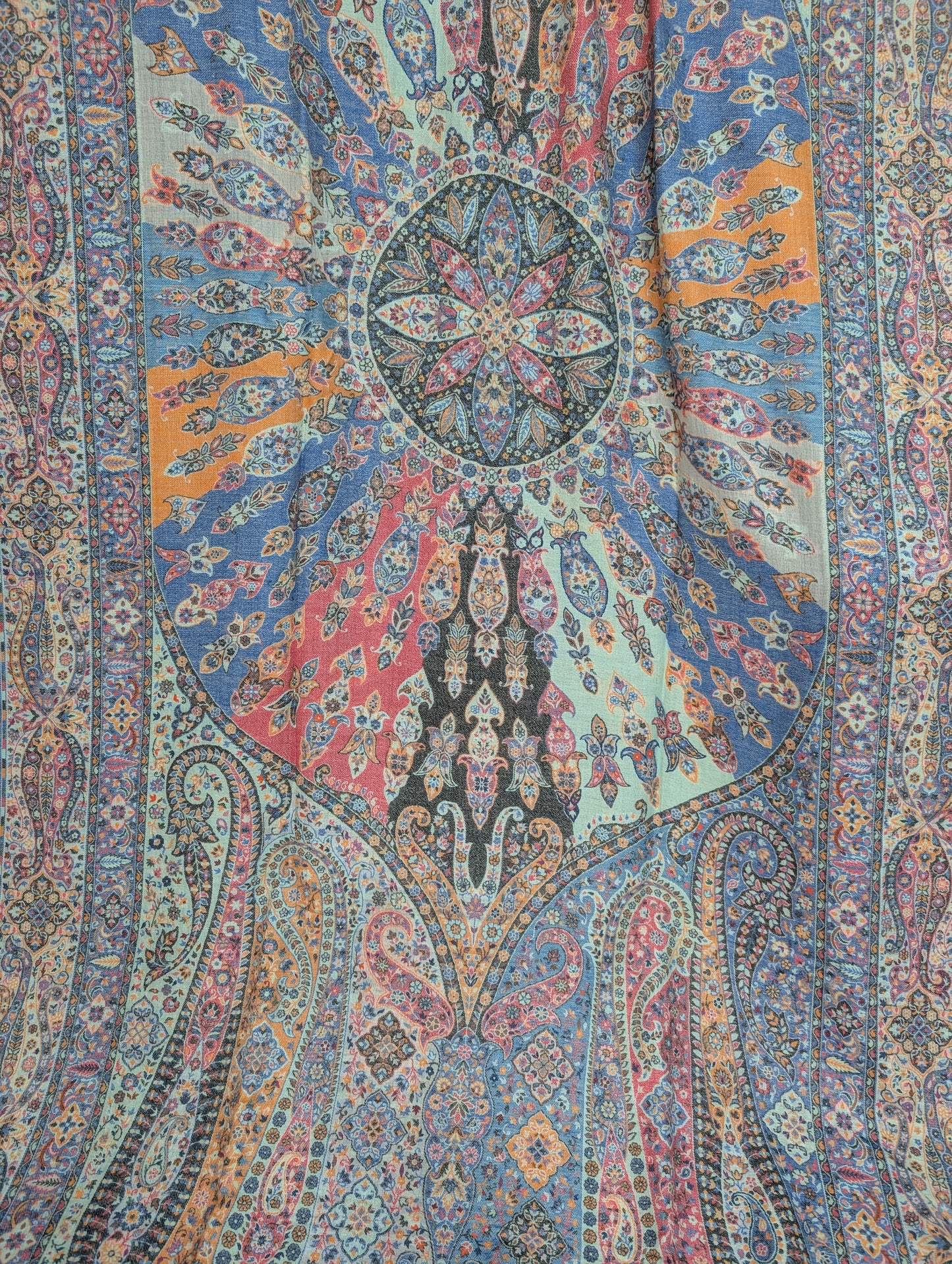 Kani Shawl Qalamkar Design Weaved Jamawar Toosh Shawl Made in Kashmir Full Size Shawl Perfect Gift