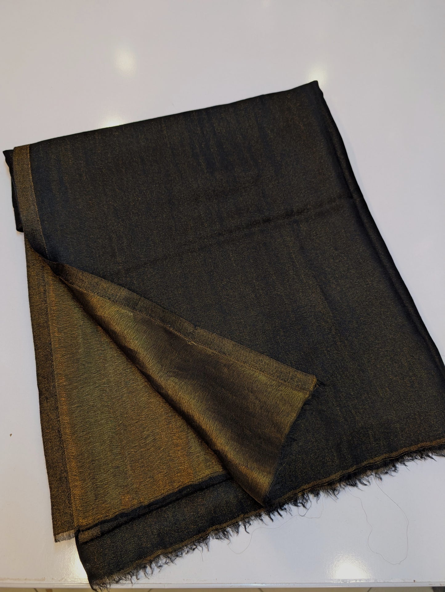 Moonlight Plain Toosh Shawl Made in Kashmir | Black