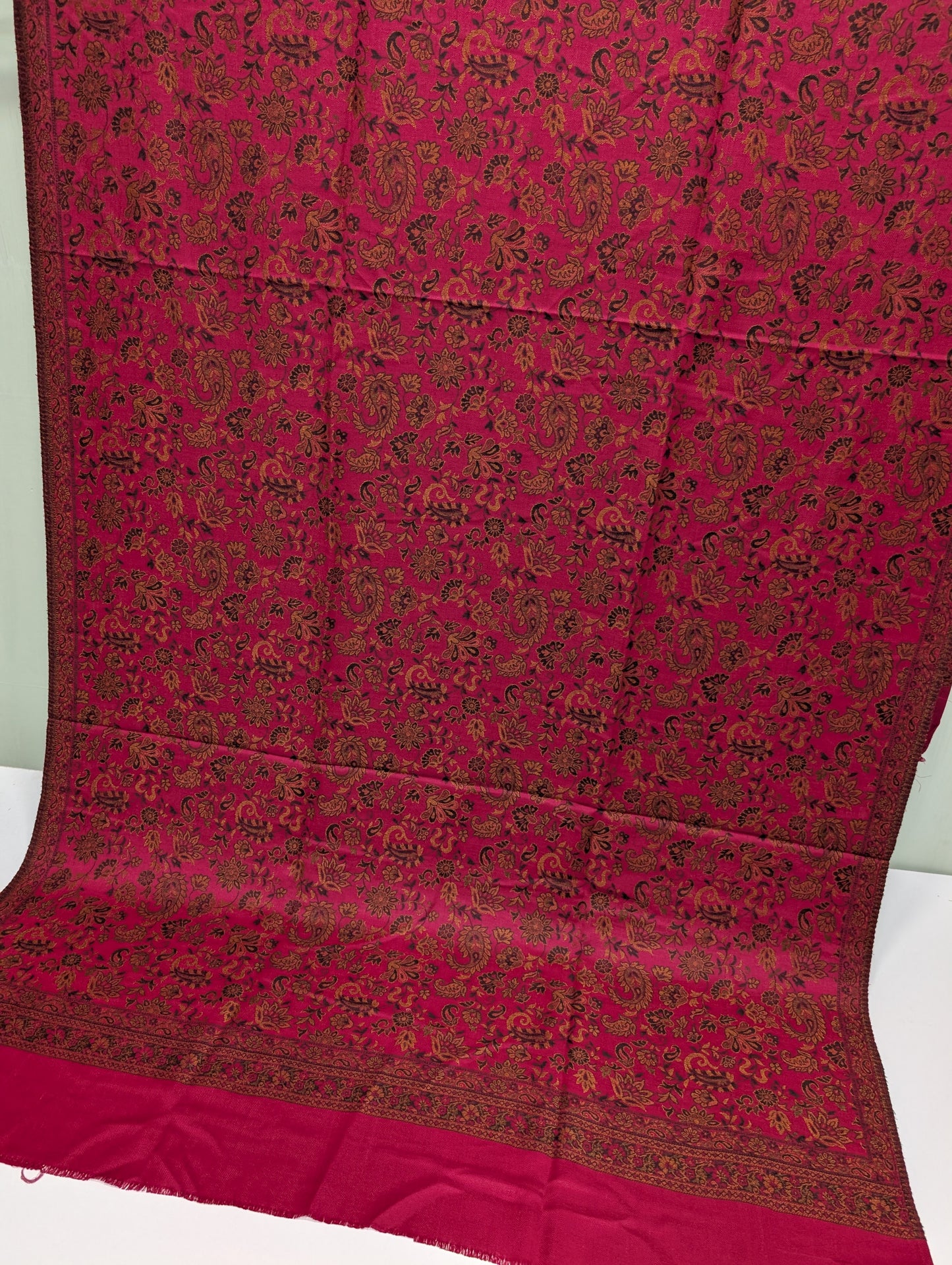 Pashmina Wool Kani Shawl in Full Size Multi Color