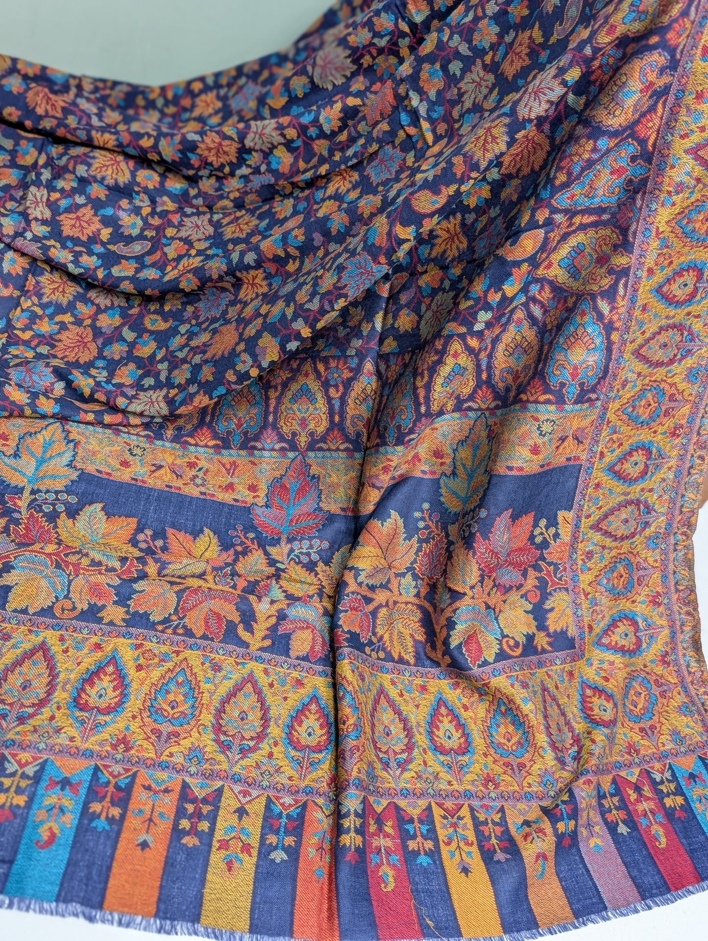 Kani Toosh Shawl Weaved Jamawar Shawl Made in Kashmir Full Size Shawl Perfect Gift