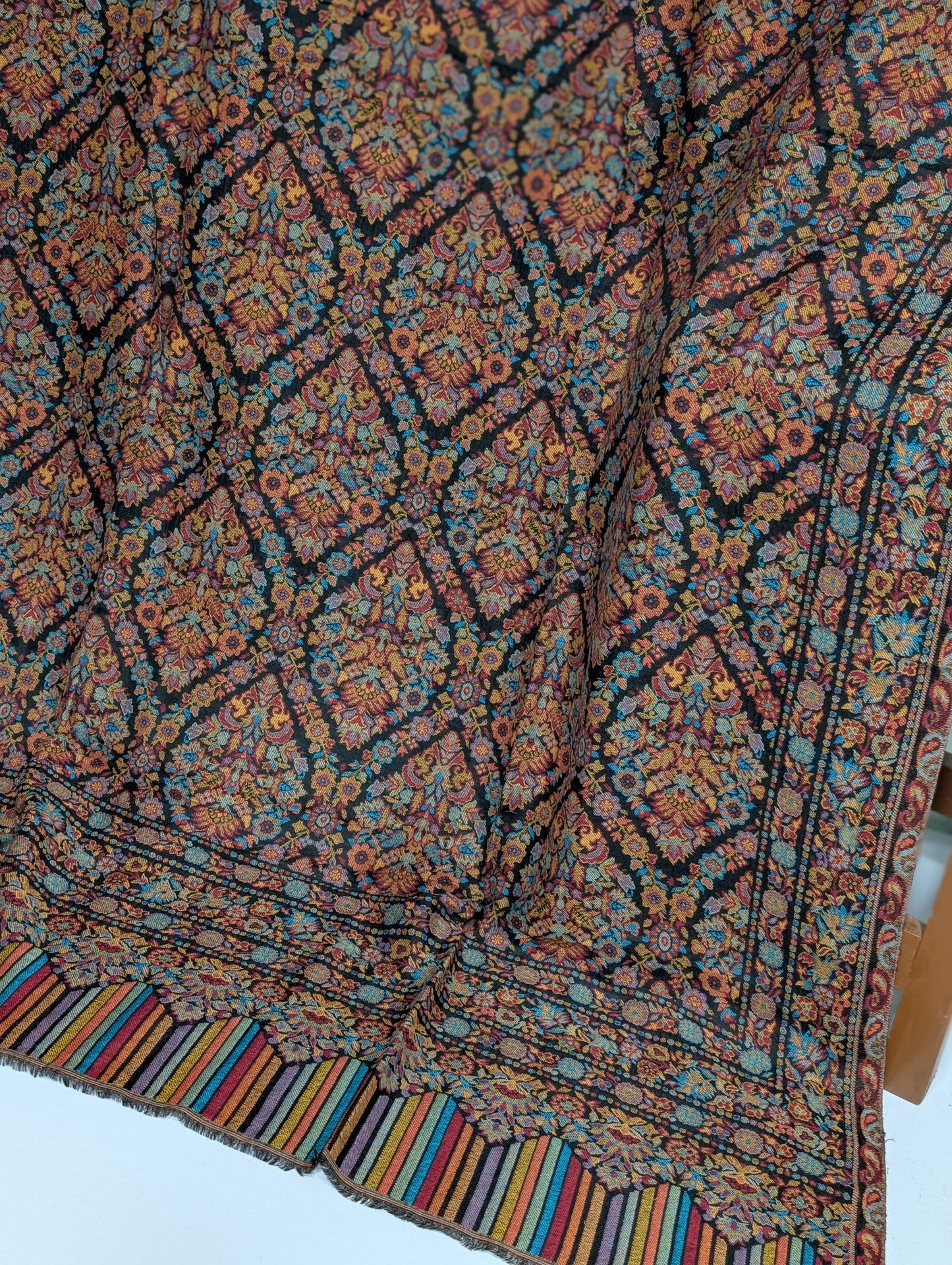 Kani Toosh Shawl Weaved Jamawar Shawl Made in Kashmir Full Size Shawl Perfect Gift