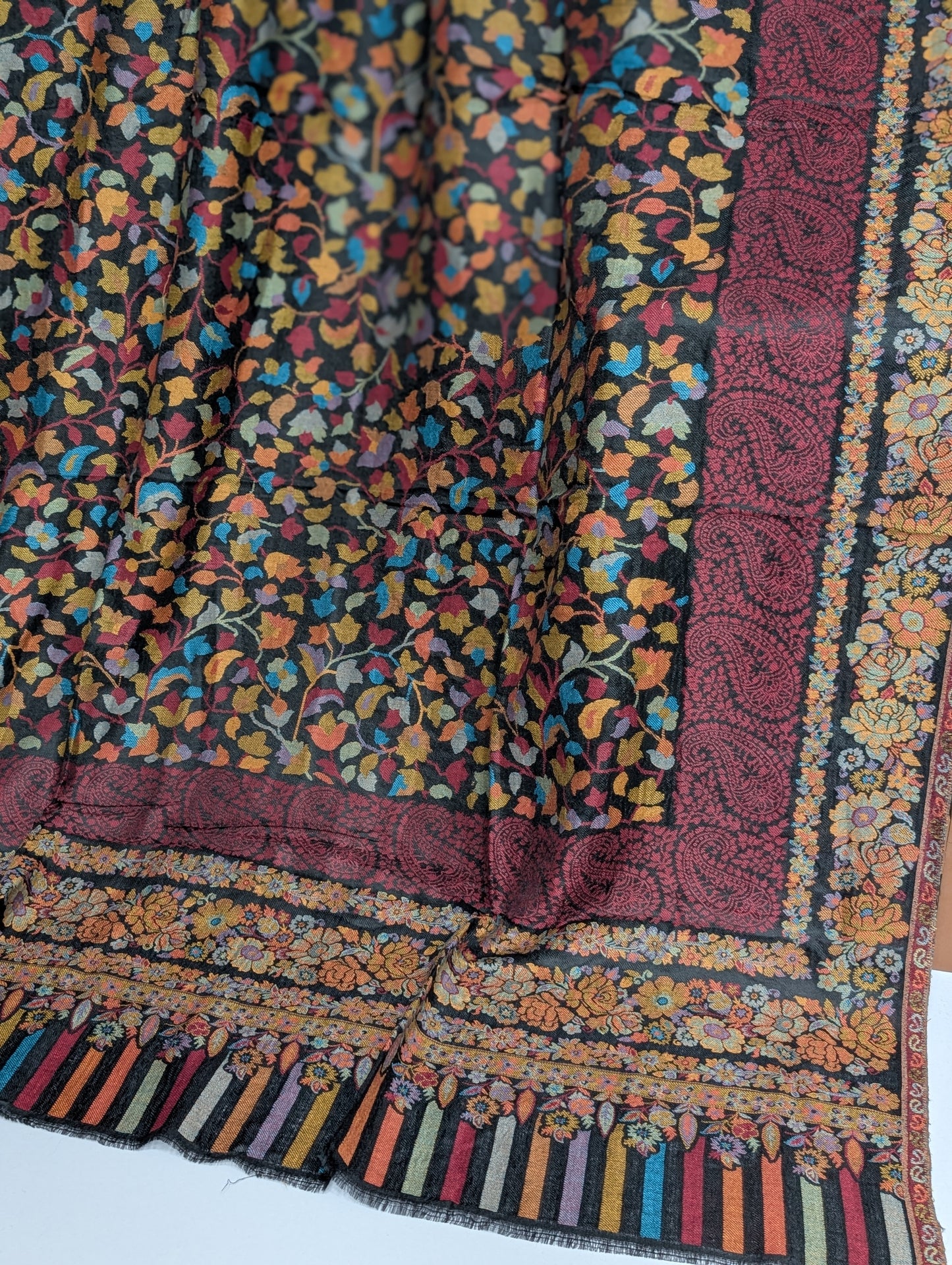 Kani Toosh Shawl Weaved Jamawar Shawl Made in Kashmir Full Size Shawl Perfect Gift