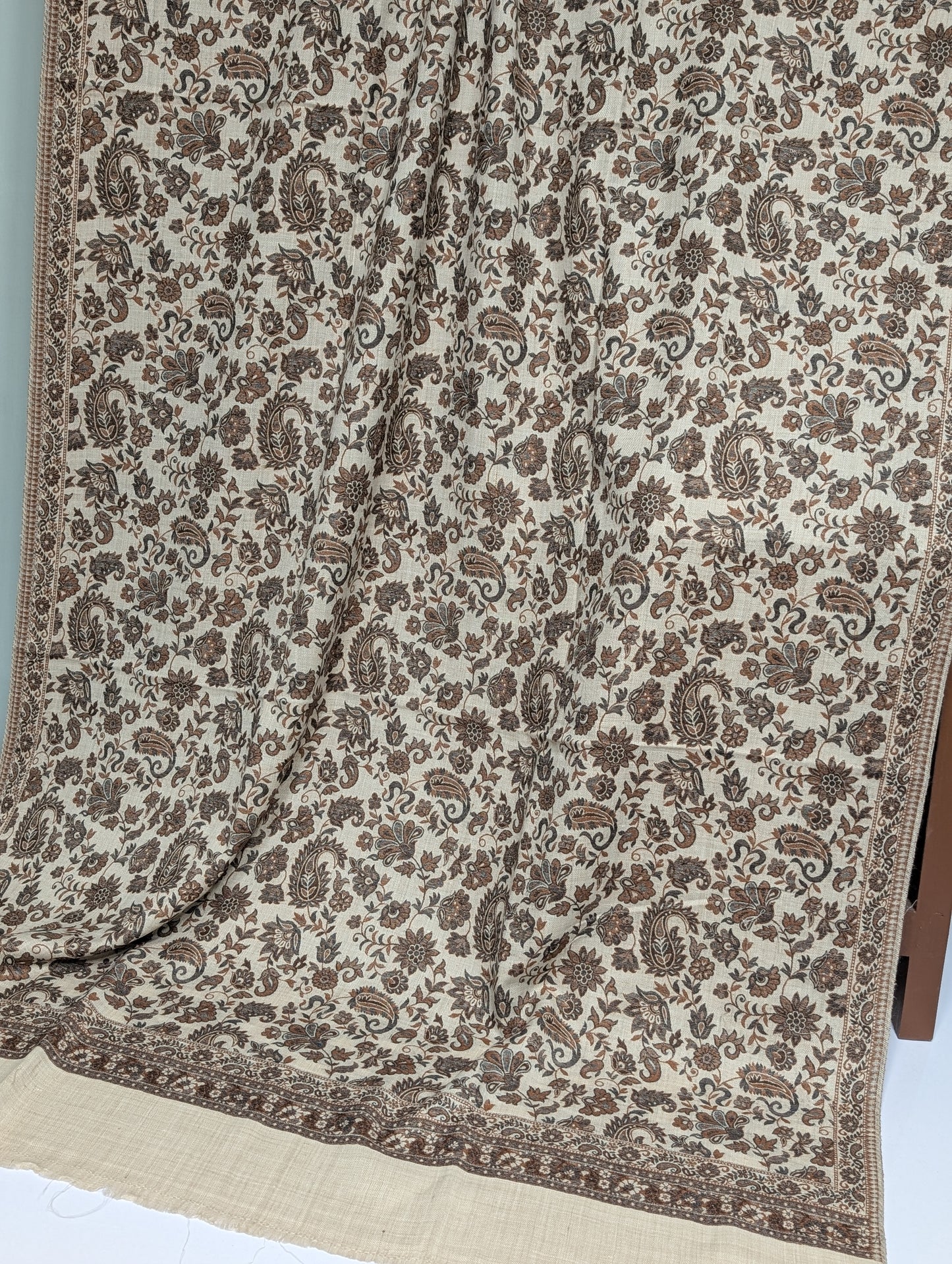 Pashmina Wool Kani Shawl in Full Size Multi Color