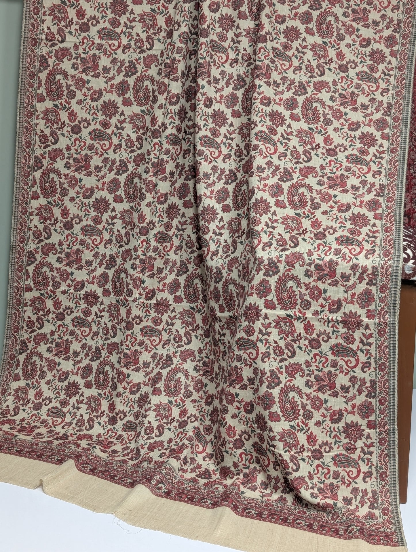 Pashmina Wool Kani Shawl in Full Size Multi Color