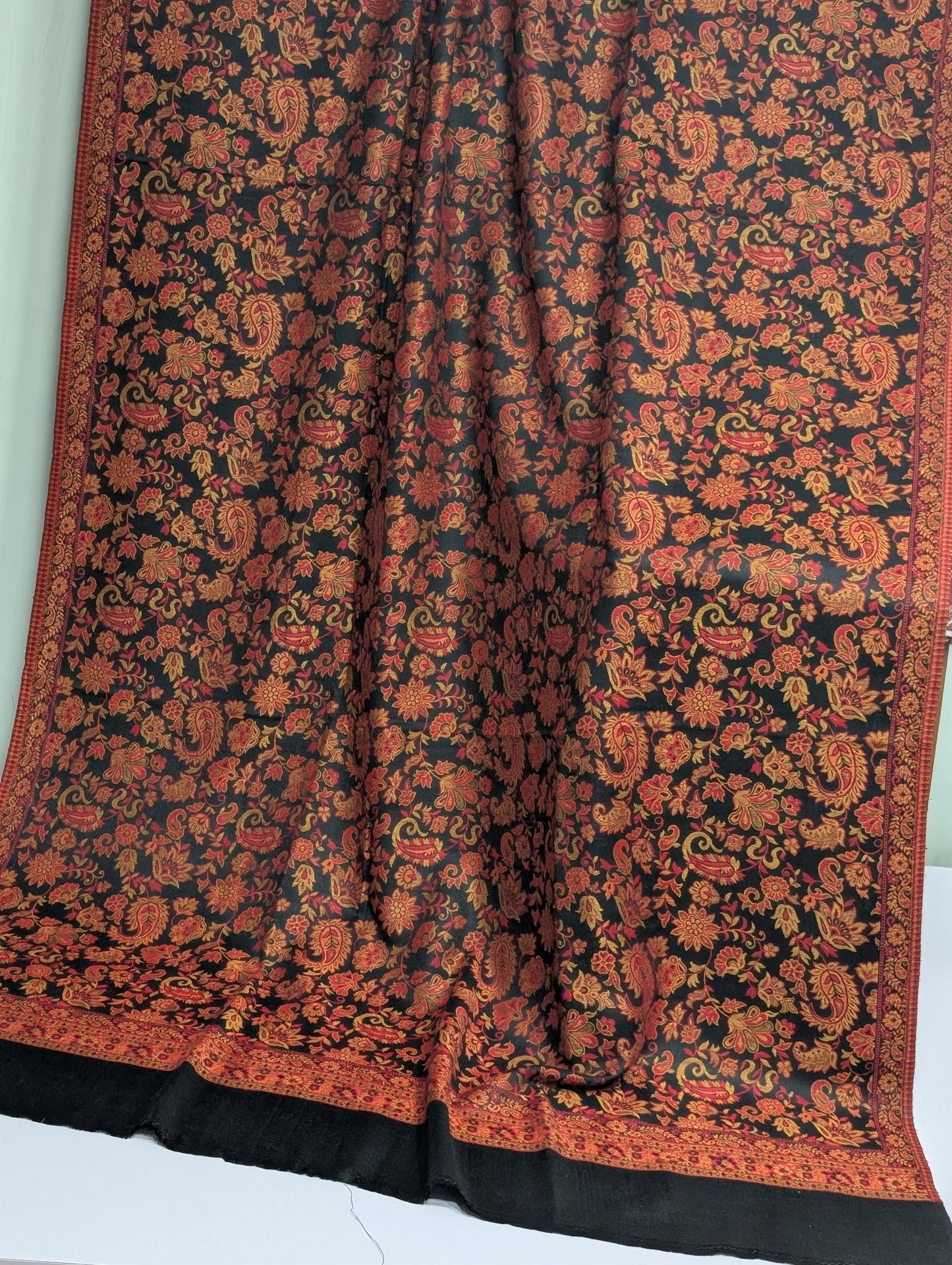 Pashmina Wool Kani Shawl in Full Size Multi Color