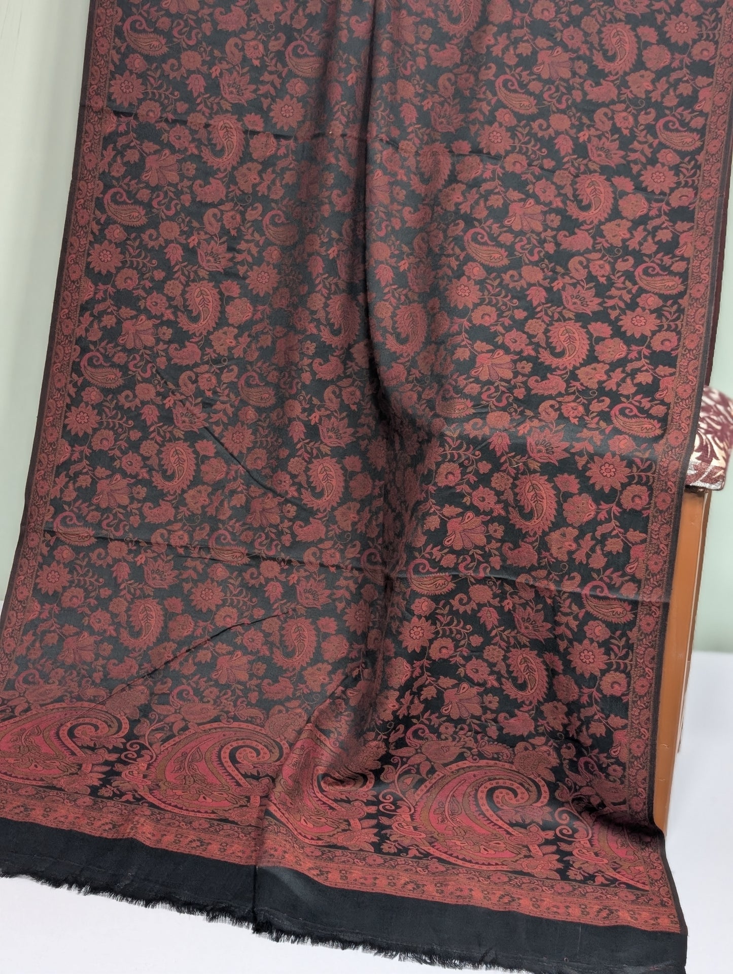 Pashmina Wool Kani Shawl in Full Size Multi Color