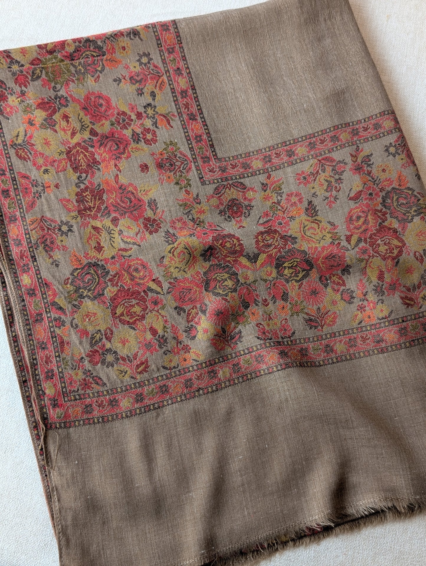 2 Piece Chiffon Embroidered Suit