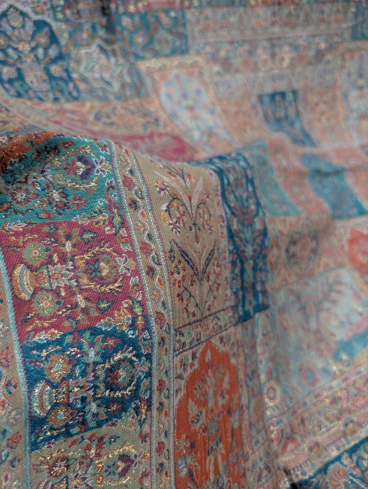 Luxury Kani Silk Dupatta Shawl, Wedding Wrap Perfect Gift Made in Kashmir