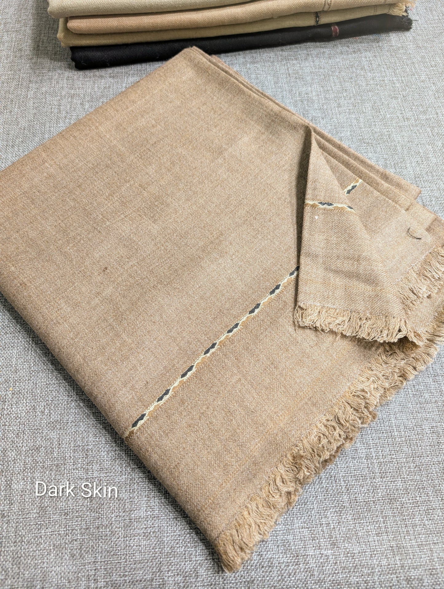 Gents Shawl | Pure, Fine and Soft Thick Wool Islampur Swat Khaddi Made Shawl Perfect Gift | Dark Skin