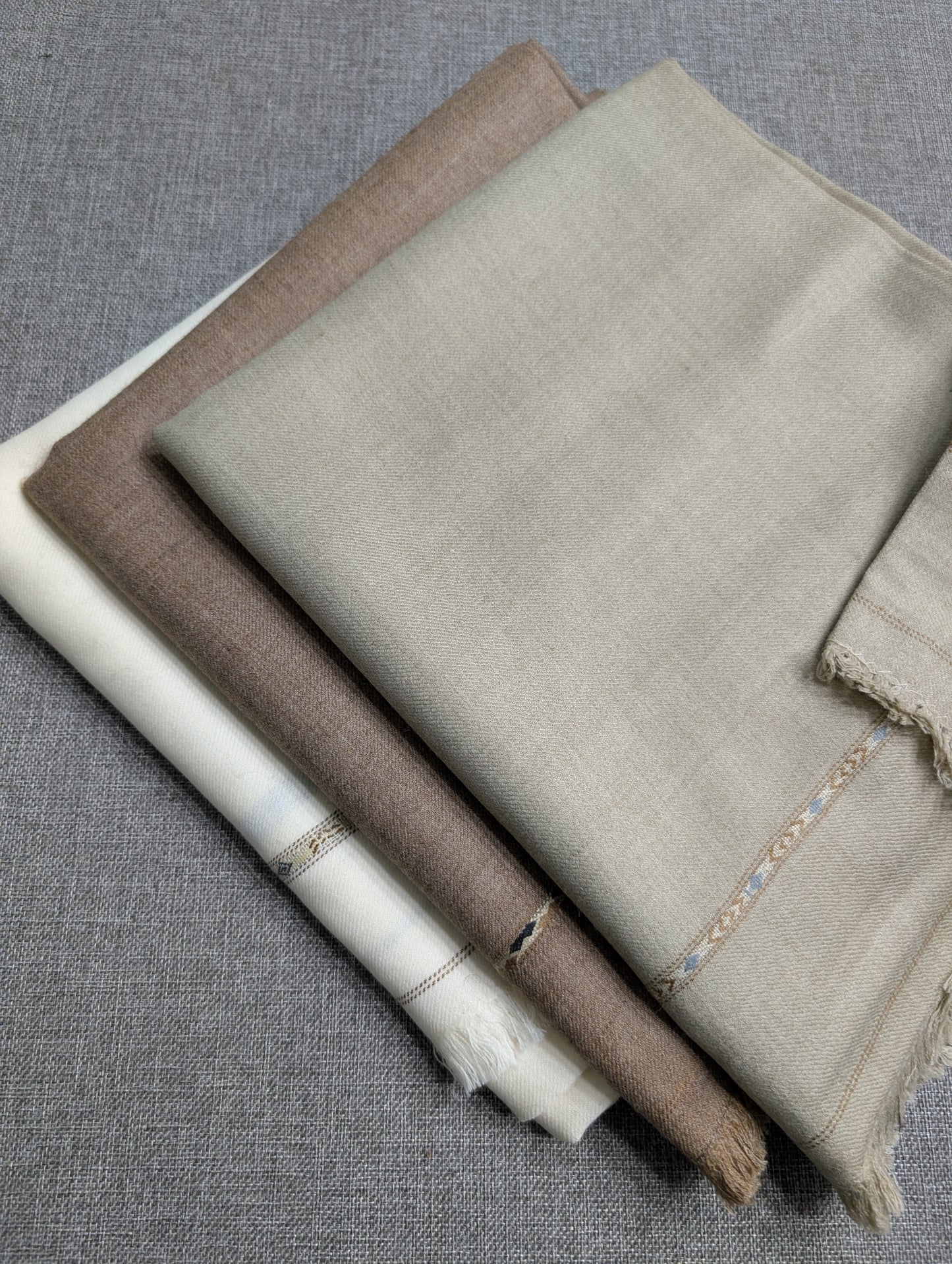 Gents Shawl | Pure, Fine and Soft Thick Wool Islampur Swat Khaddi Made Shawl Perfect Gift | Skin Brown