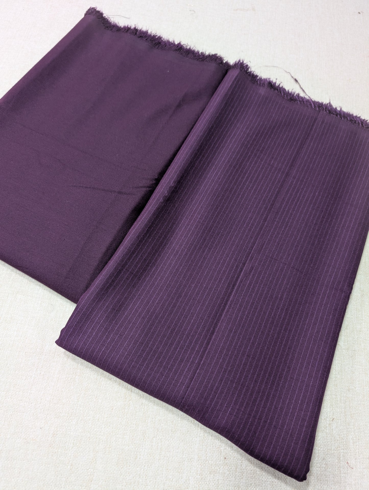 Doria Marina 2 Piece 6 Yards Suit | Dark Purple