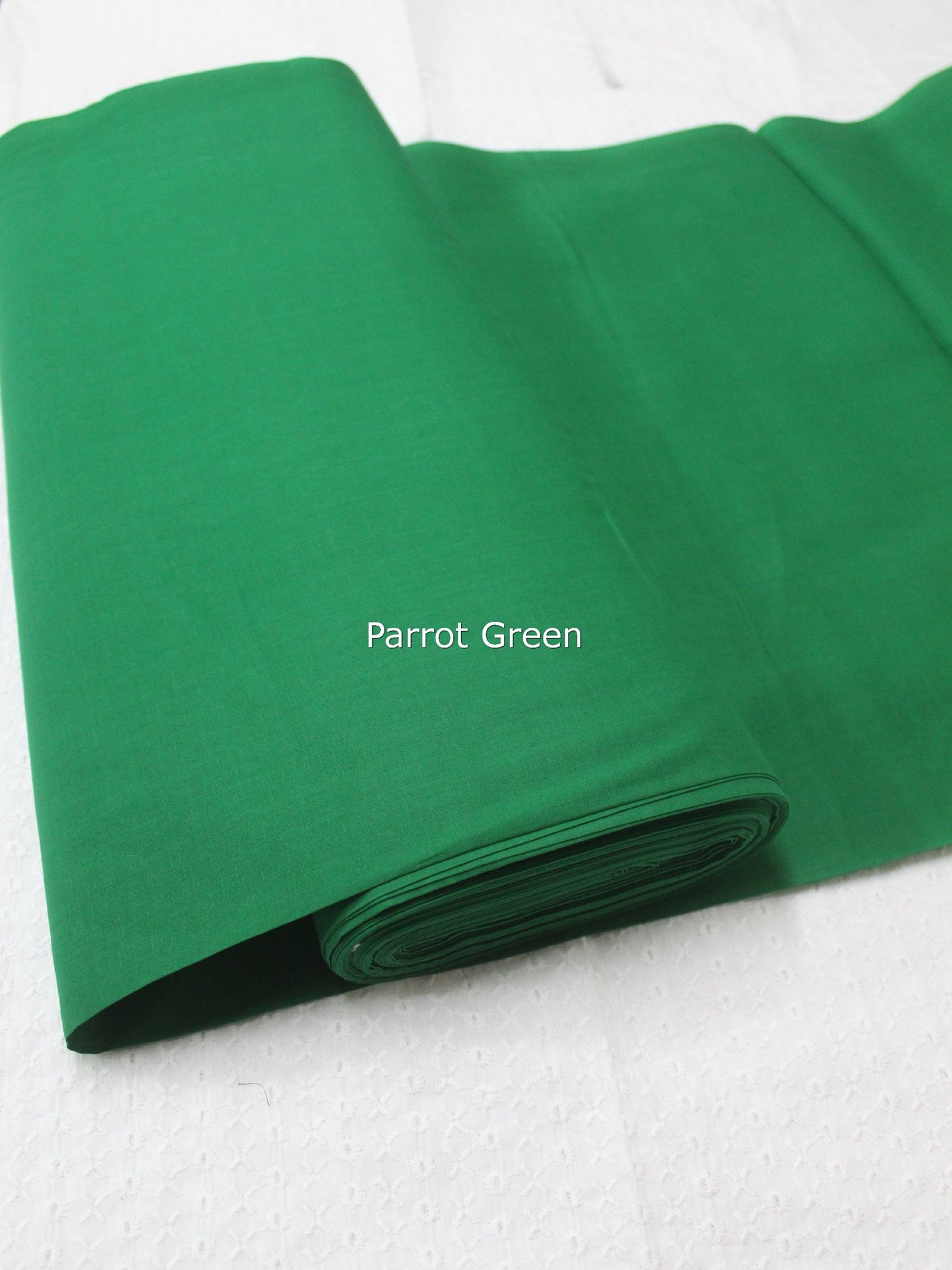 Plain Breeze Cotton 2 PC Suit | 5 Meters | Parrot Green