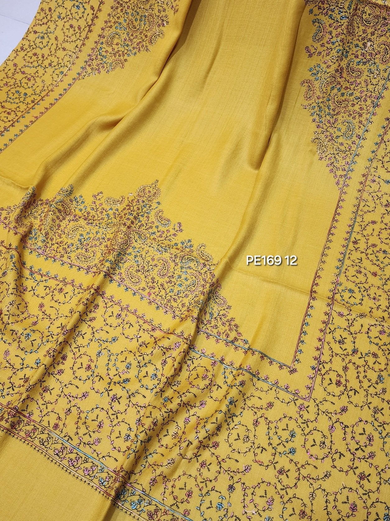 Pashmina Shawl | Hand Embroidery on Print Perfect For Gifts Beautiful Shawl in Sale