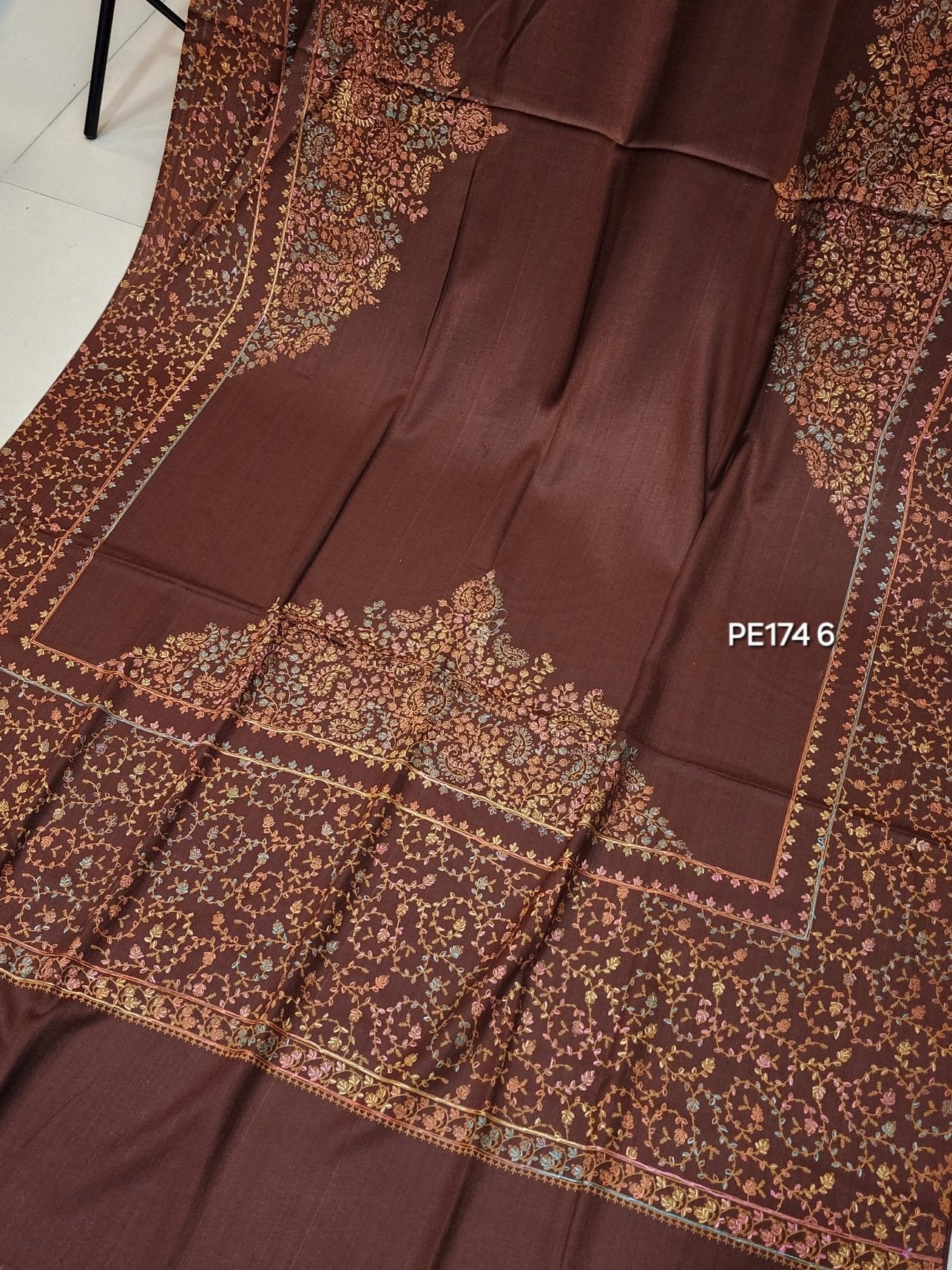 Pashmina Shawl | Hand Embroidery on Print Perfect For Gifts Beautiful Shawl in Sale