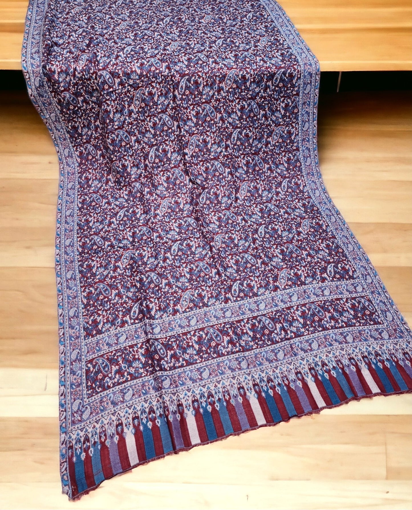 Kani Shawl Weaved Jamawar Toosh Shawl Made in Kashmir Full Size Shawl Perfect Gift
