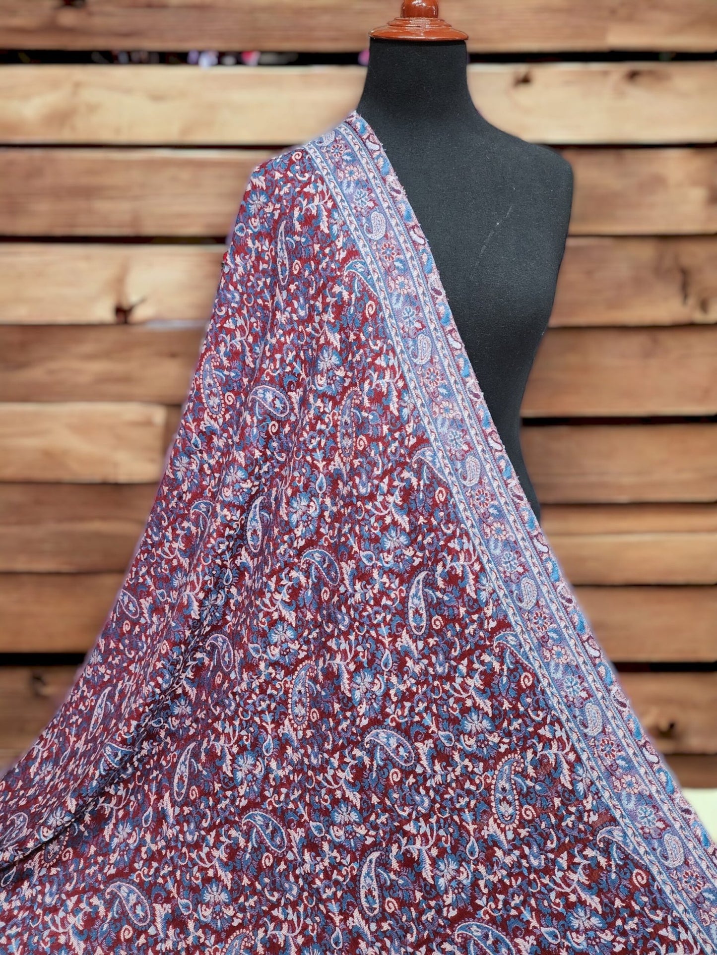 Kani Shawl Weaved Jamawar Toosh Shawl Made in Kashmir Full Size Shawl Perfect Gift