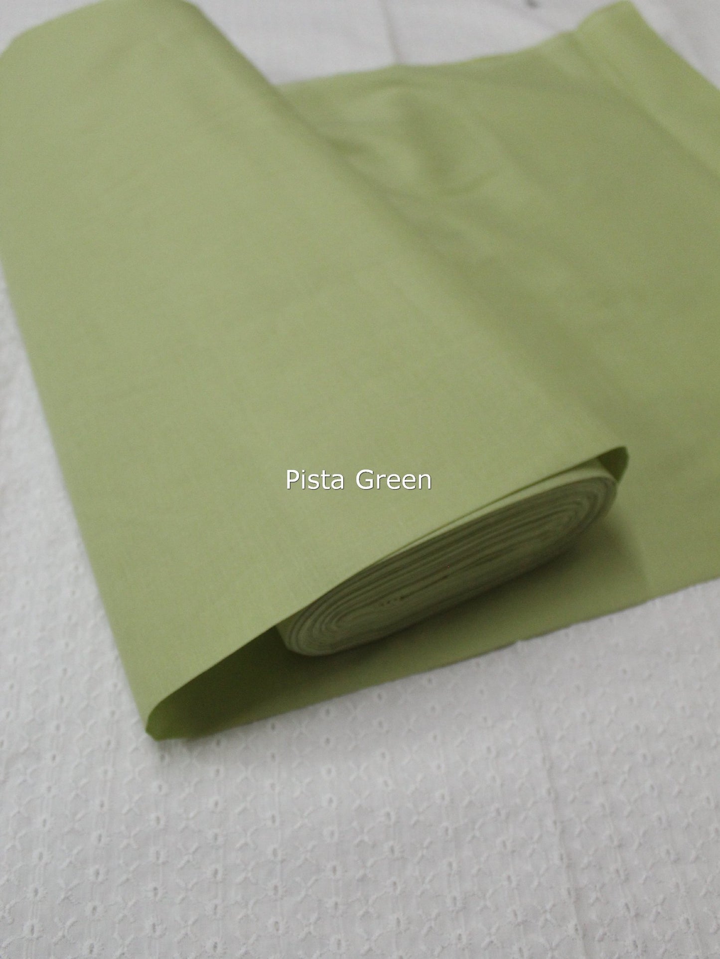 Plain Breeze Cotton 2 PC Suit | 5 Meters | Pista Green