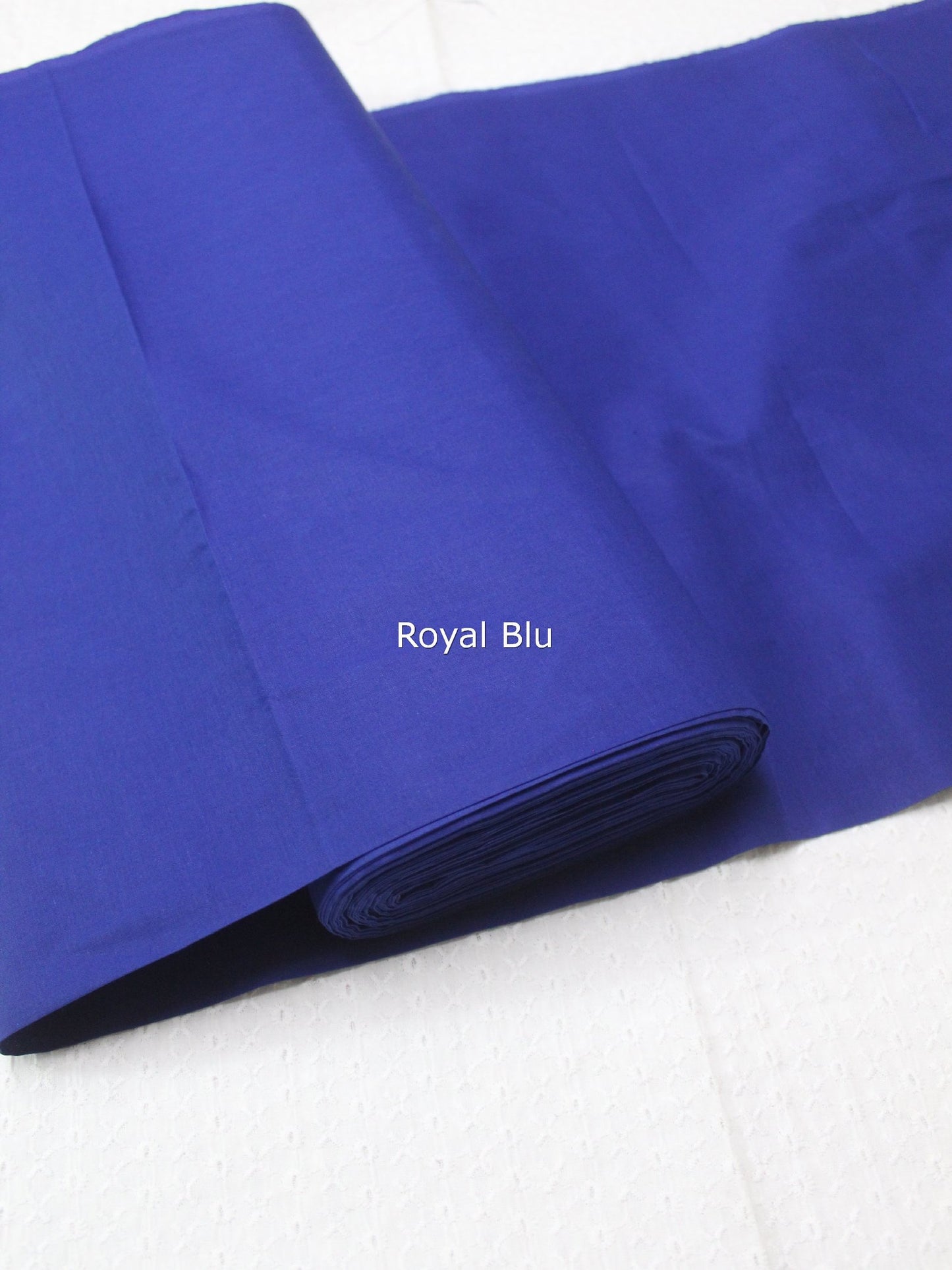 Plain Breeze Cotton 2 PC Suit | 5 Meters | Royal Blue