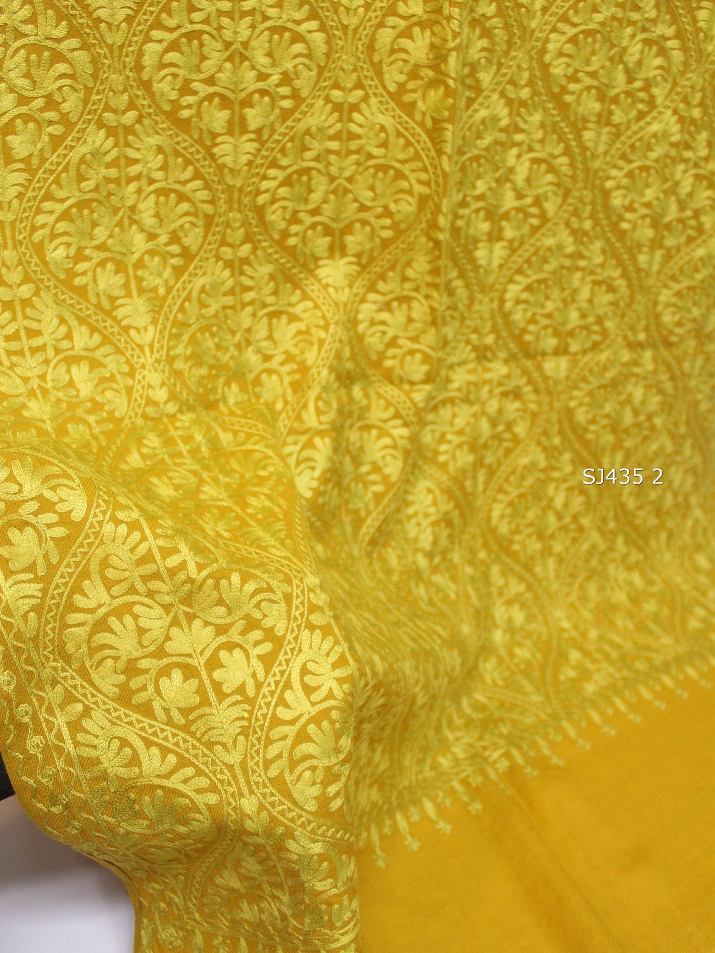 Pashmina Stole Full Embroidery Kashmiri Work in Sale Price perfect Gift 80x28 inches