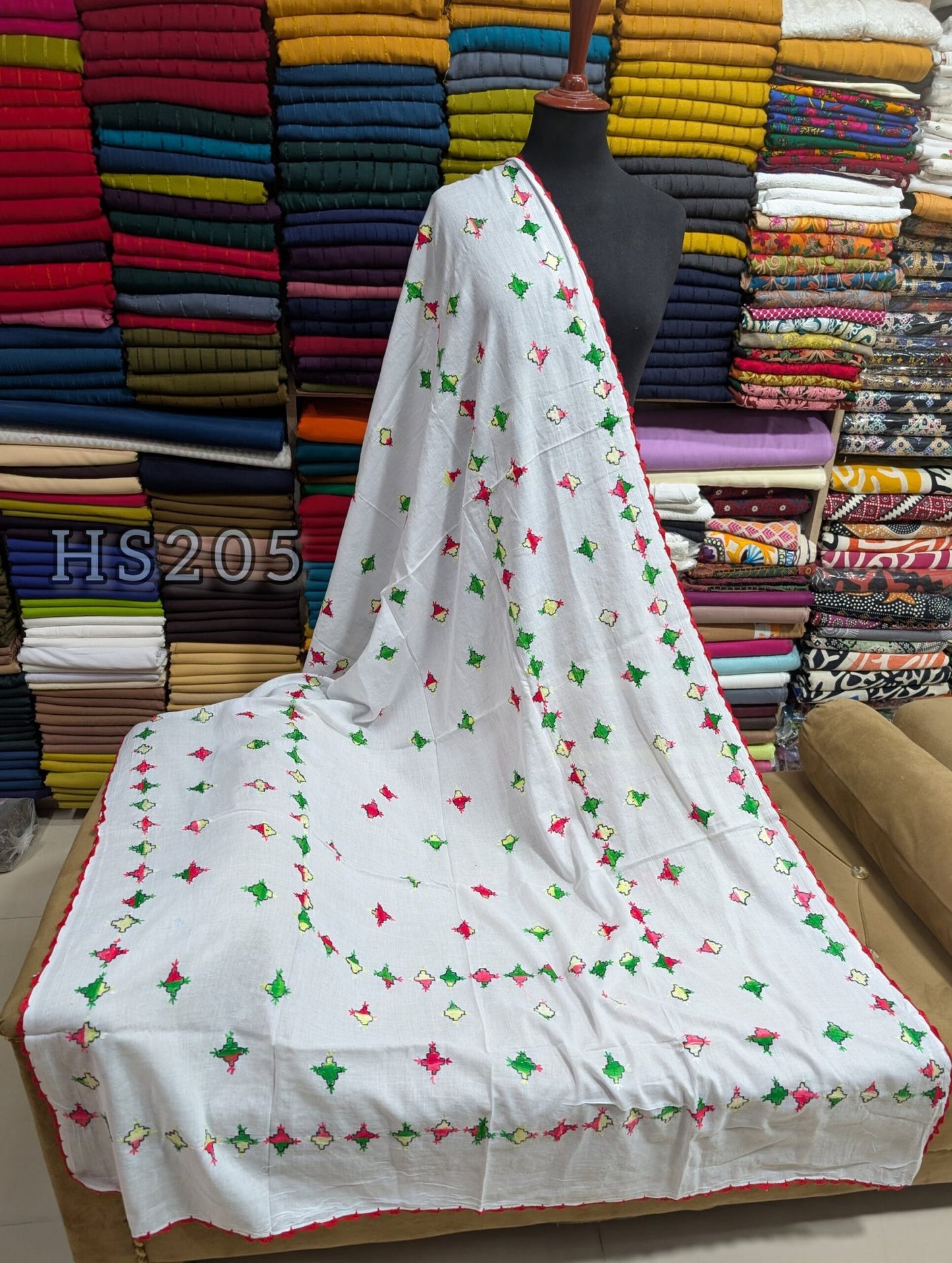 Handmade Shawl Pure Lawn Soft and Fine Handmade Shawl Perfect Gift