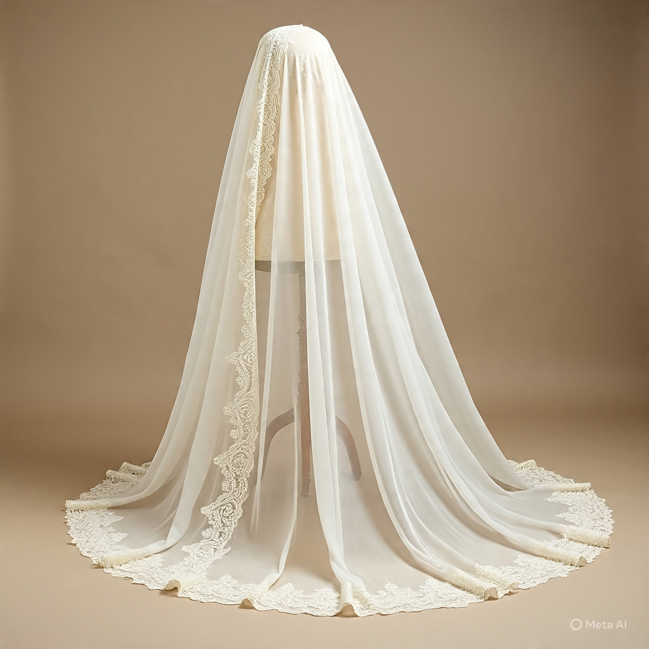 White Chiffon Dupattas
