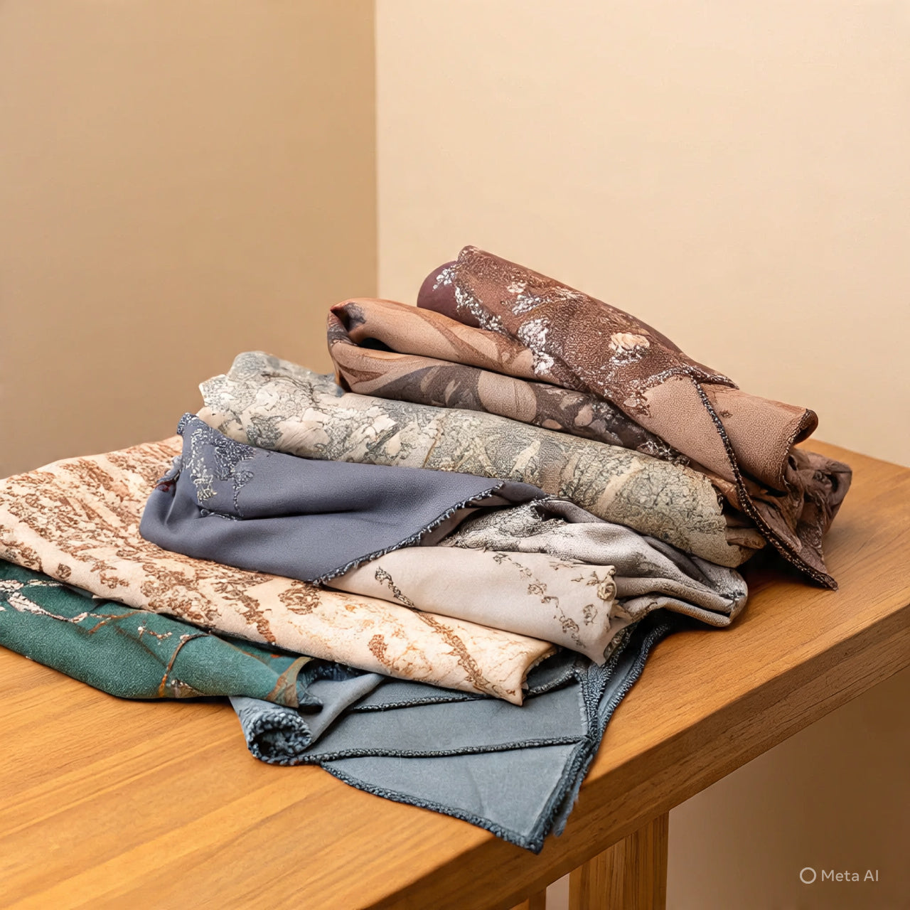 Self Design Shawls