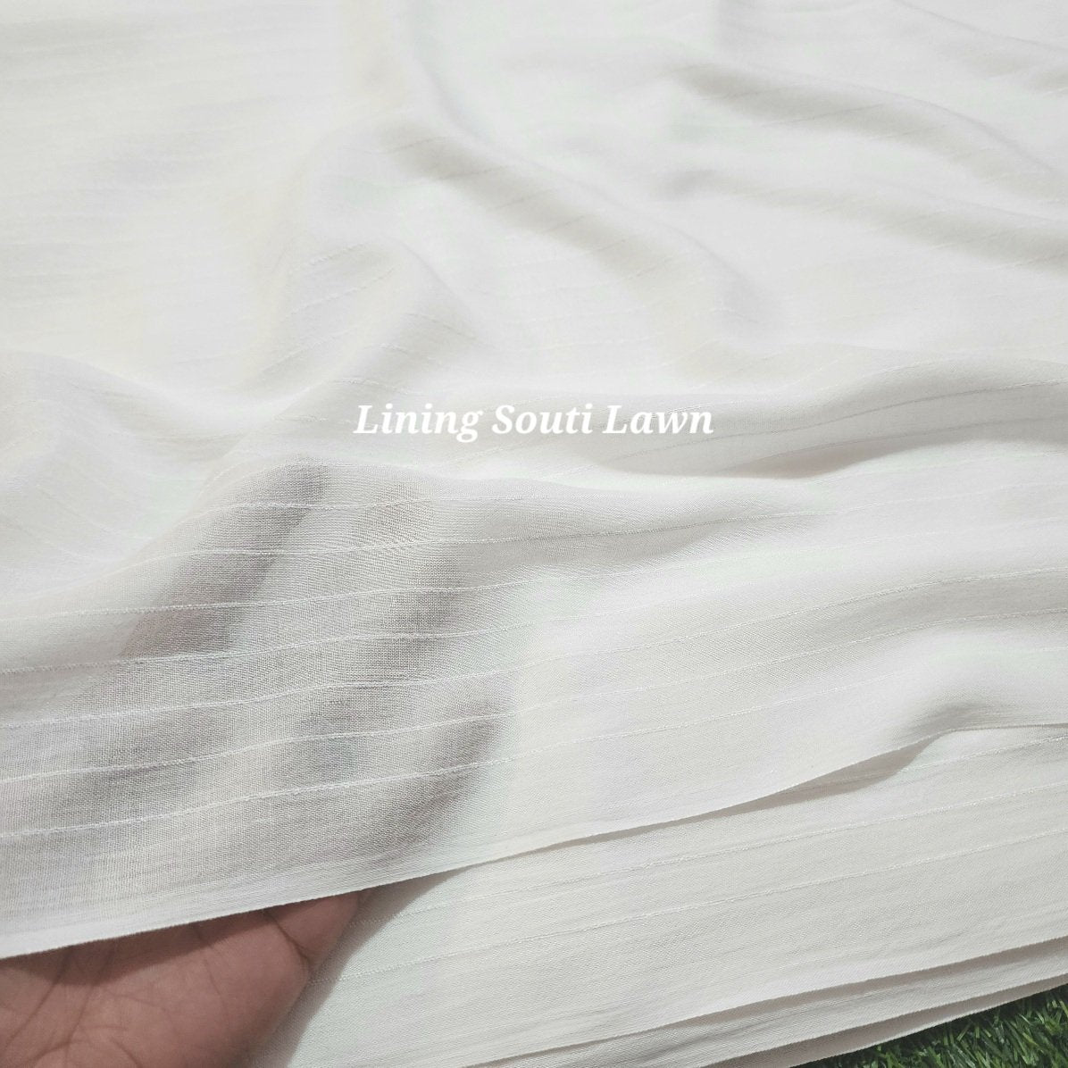 White Pure Lawn Lining Dupatta Souti Lawn Dyeable | 2.75 Yards