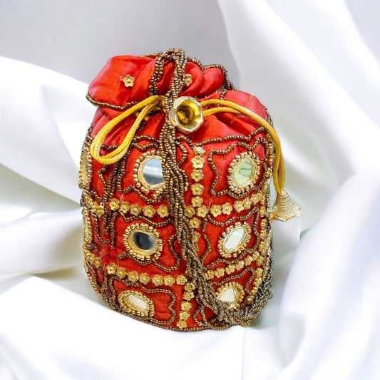 Silk Handmade Potli Bag |