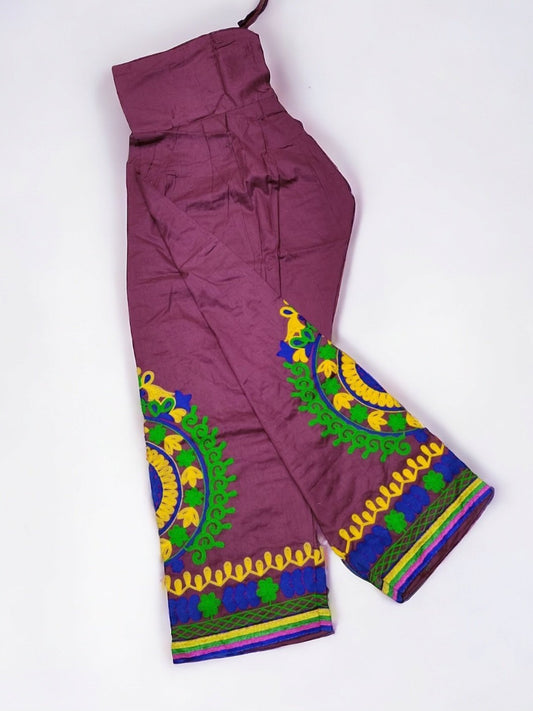 Stitched Cotton Embroidered Shalwar