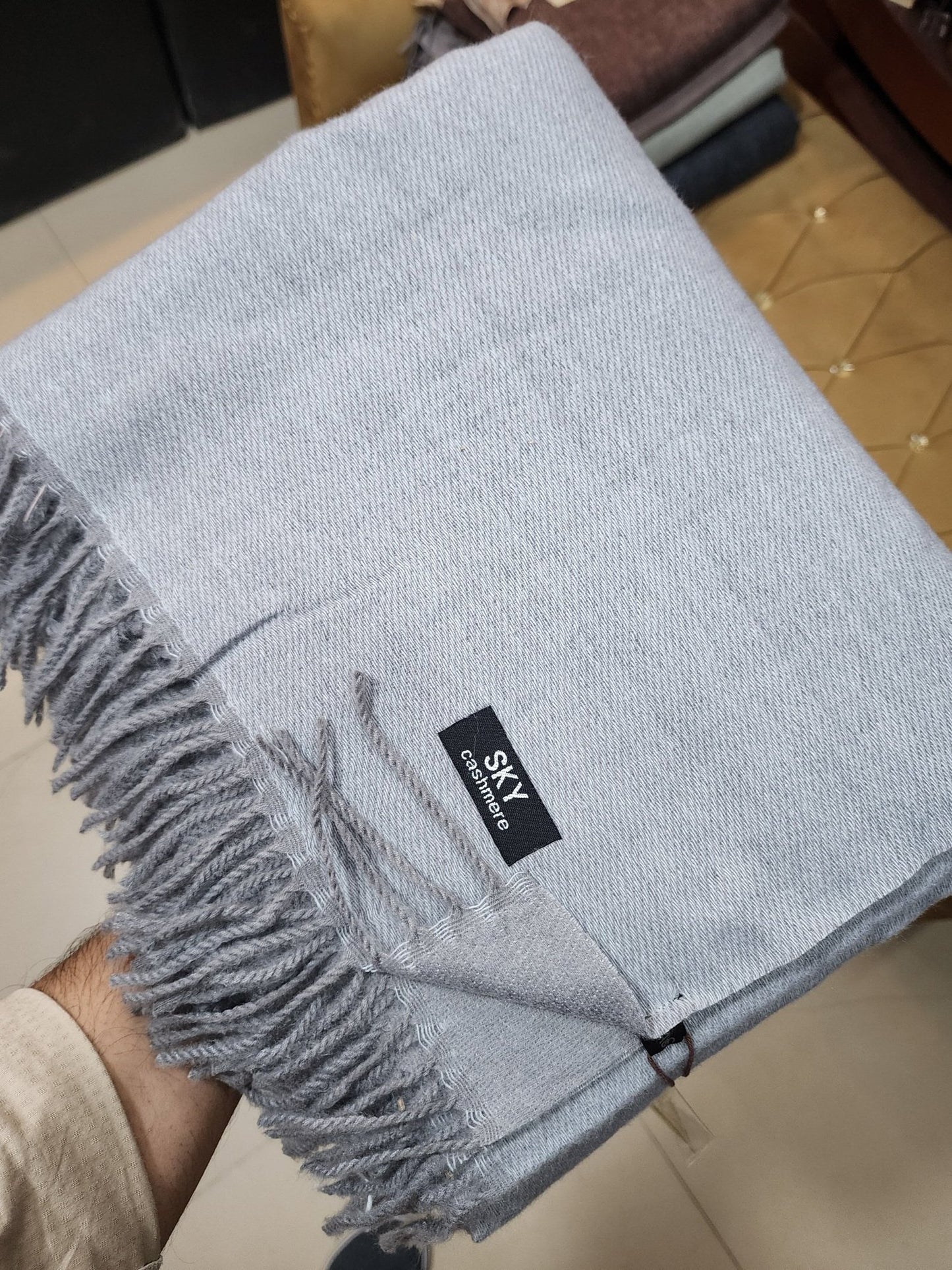 Cashmere Shawl Pashmina | Double Thread Double Tone 4 Ply Perfect Gift