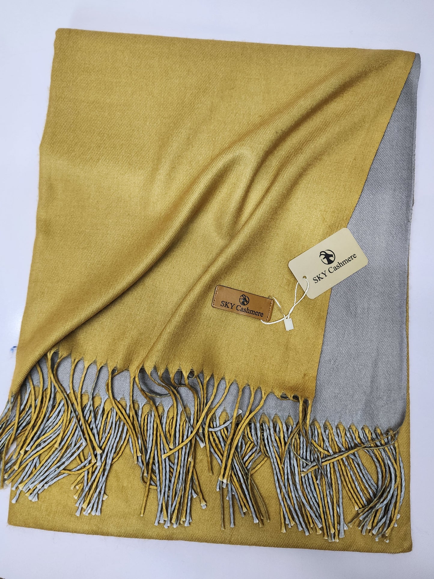 Reversible Pashmina Shawl | Double Side Pure Plain Pashmina Rare Find and Perfect Gift For Winters sk 8