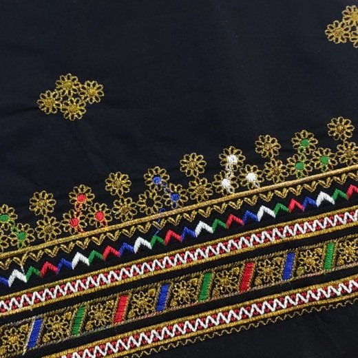 Embroidered Cotton Fabric For Trouser Shalwar