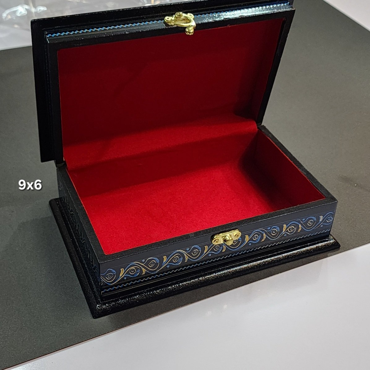 Naqshi Work Wooden Jewlery Box 9x6