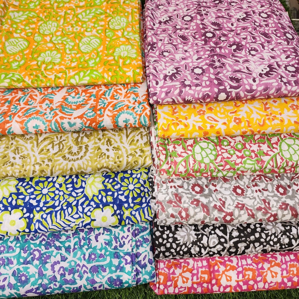 Lawn 2 Piece Block Printed Suits