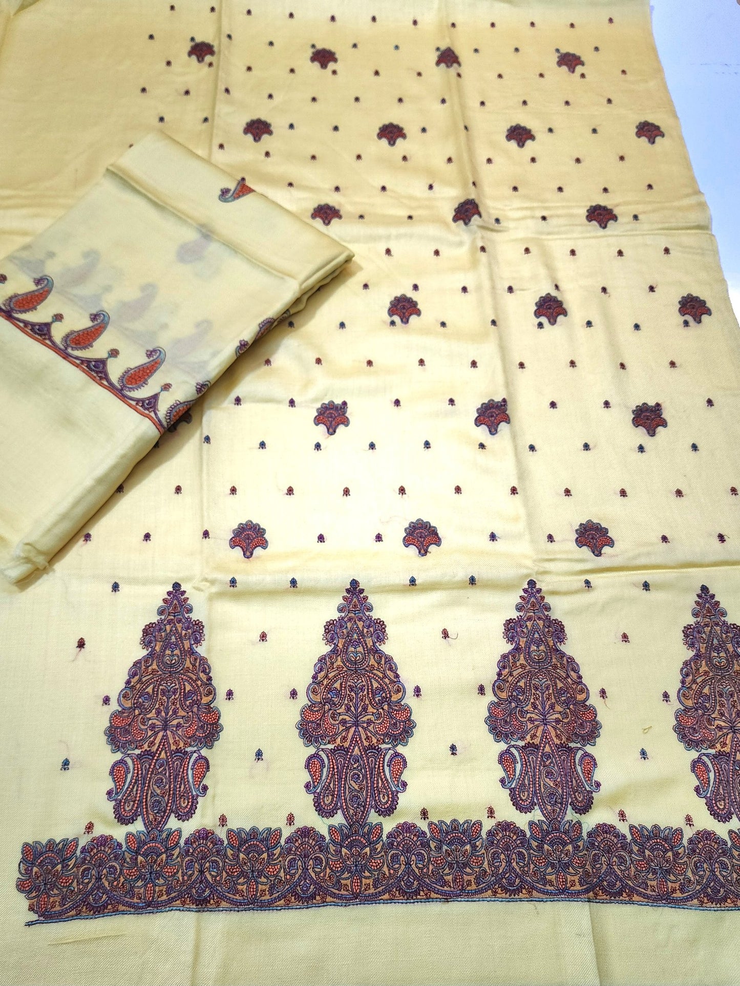 Pashmina Suit | 3 Piece Embroidered Pashmina Suit Perfect Gift for Her