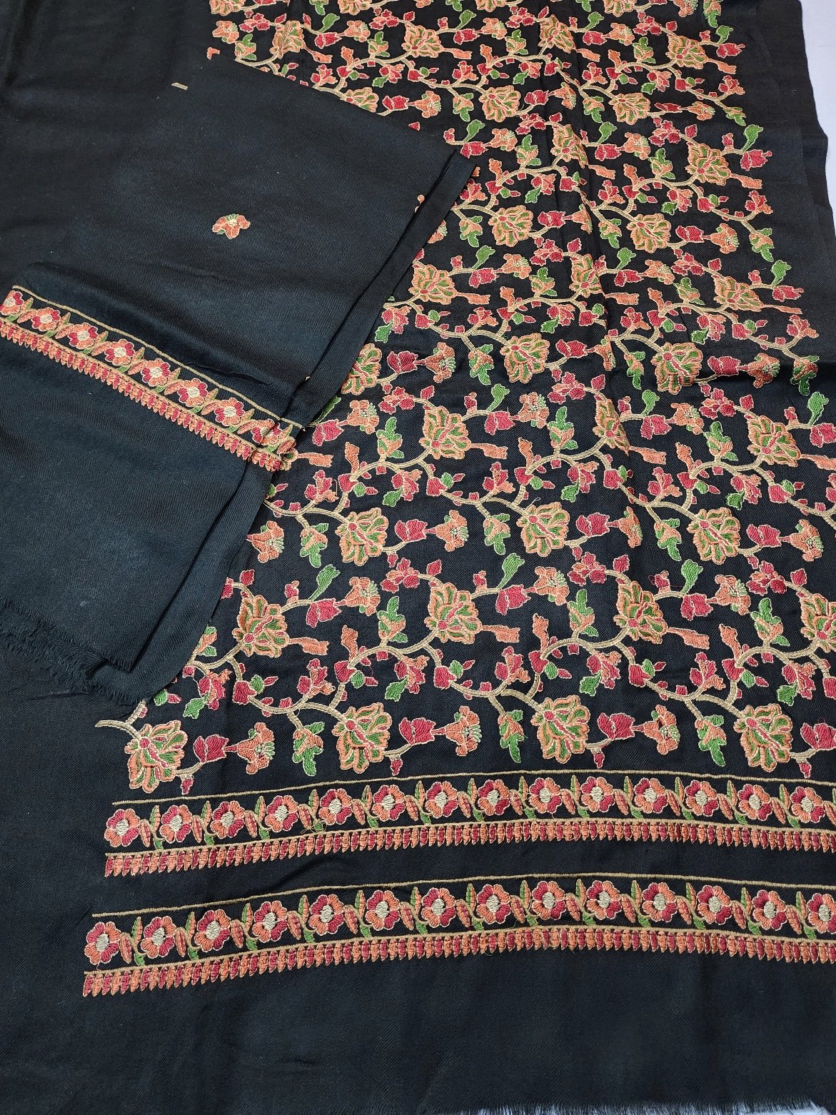 Pashmina Suit | 3 Piece Gulabkar Embroidered Pashmina Suit Perfect Gift for Her