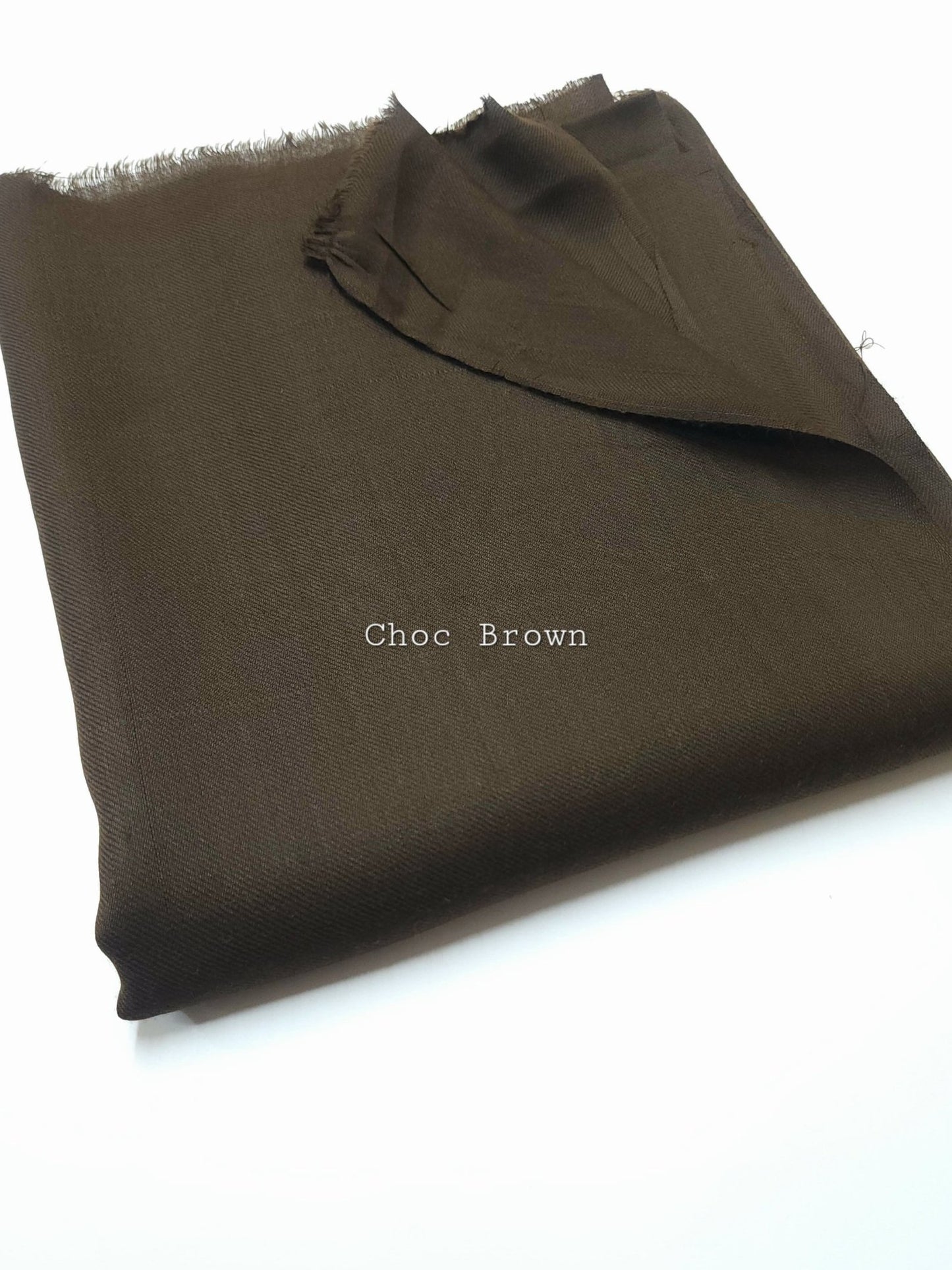 Plain Pashmina Shawl Soft and Lightweight No 1 Best Selling Shawl | Choc Brown