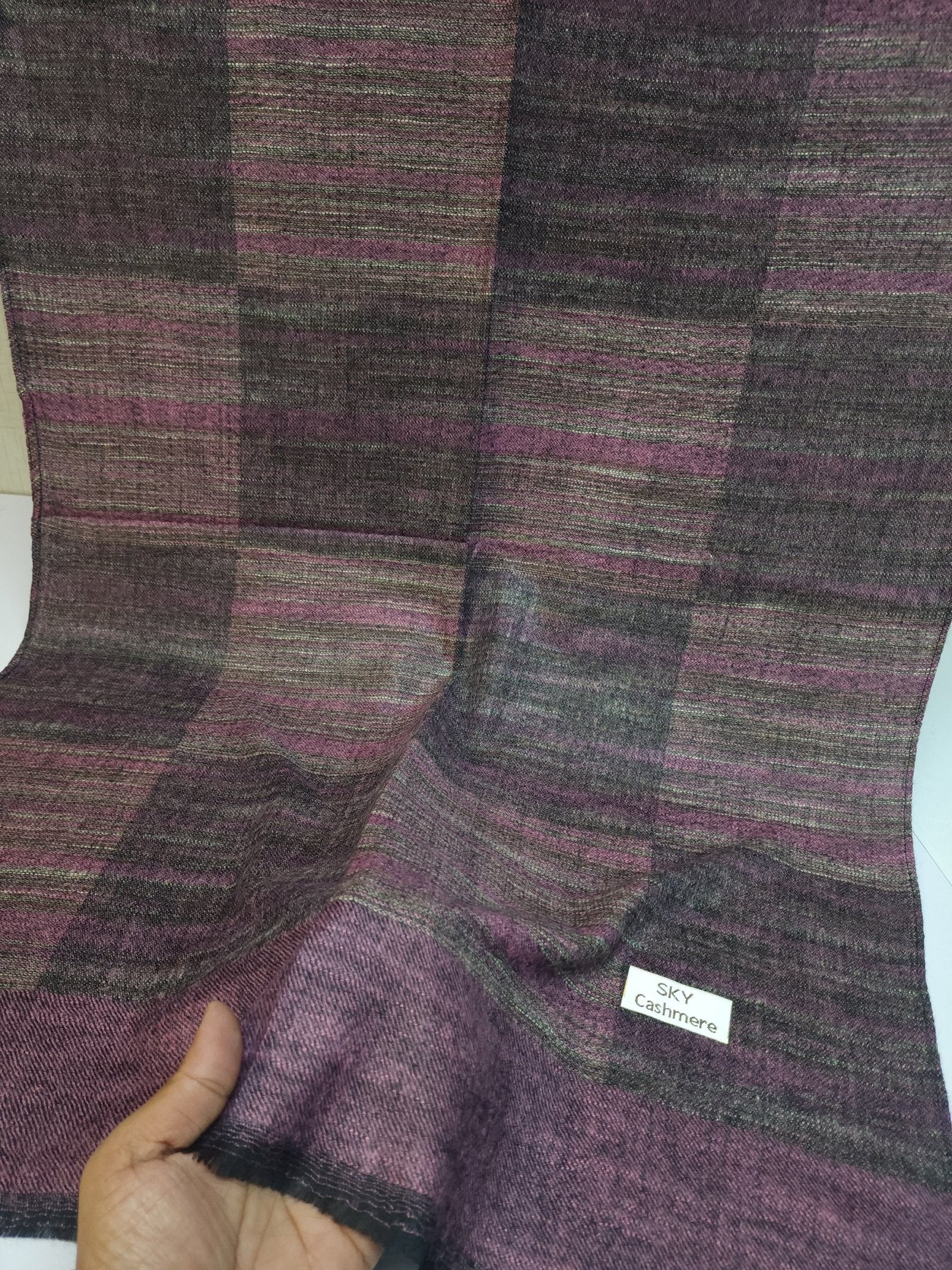 Plain Stole Double Tone Sky Cashmere Soft Like Toosh Stole in Large Si ...